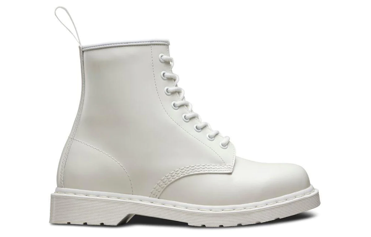 1460 Mono Smooth Leather 8 Martin boots White Unisex 14357100