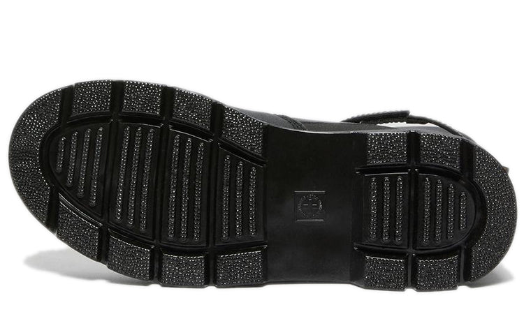 Combs Tech Coated Canvas Casual Boots 'Black Yellow' 27114001