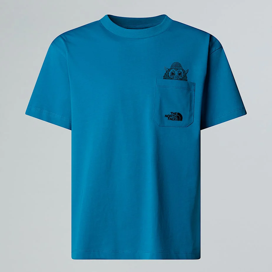 Boys' Sports Oversized Pocket Graphic T-Shirt