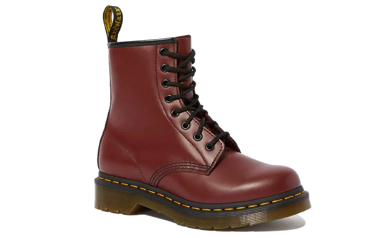 (WMNS) 1460 Smooth Leather Lace Up Boots Dark Red 11821600
