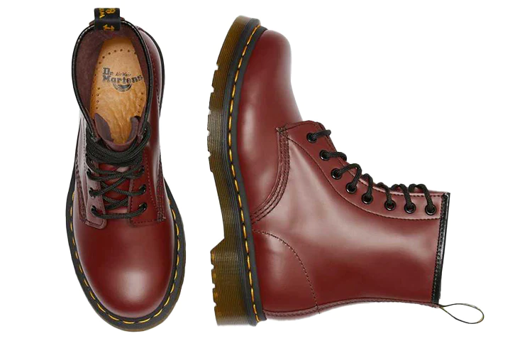 (WMNS) 1460 Smooth Leather Lace Up Boots Dark Red 11821600