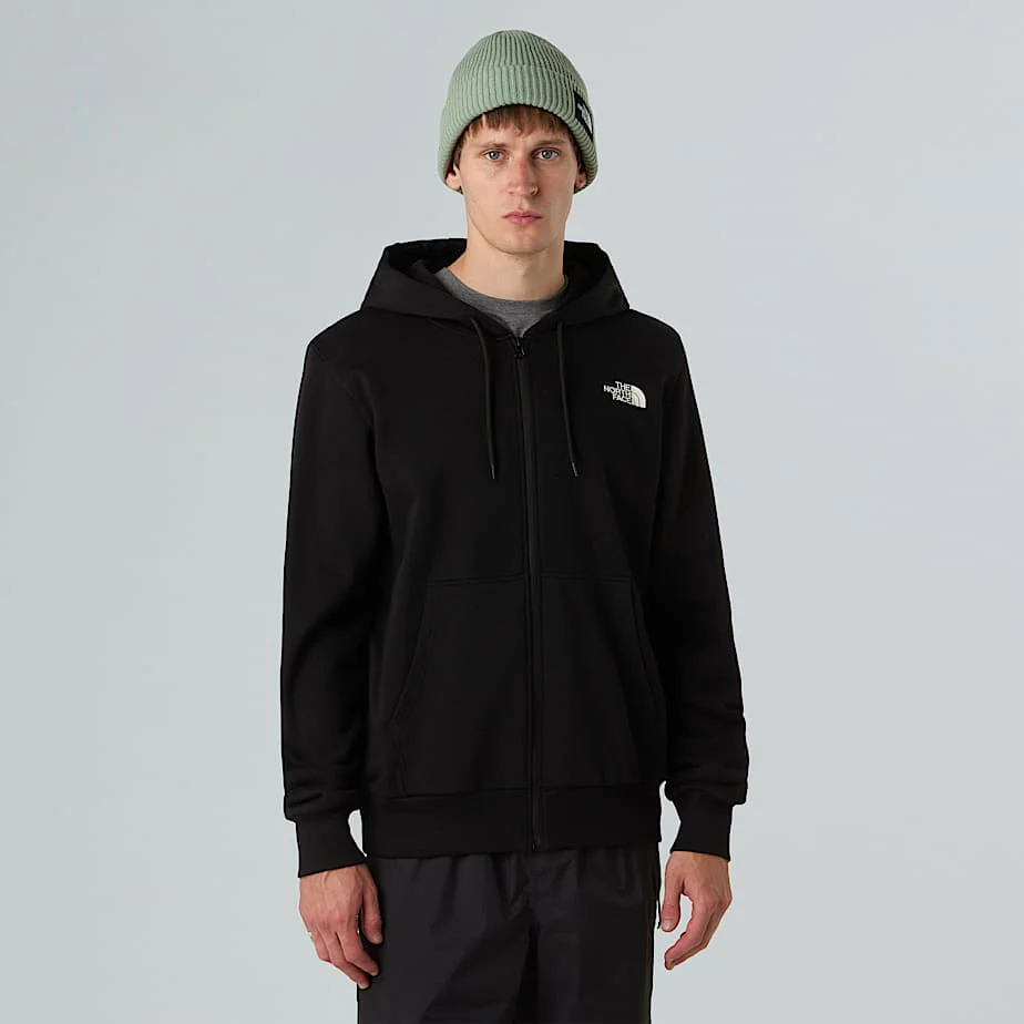 Men's Simple Dome Full-Zip Hoodie