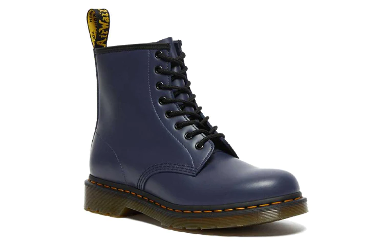 Dr.Martens 1460 Smooth Leather Lace Up Boots 'Blue' 27139403