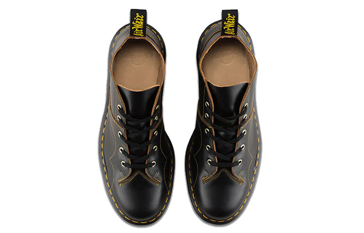 Retro Couple Style Black Boots