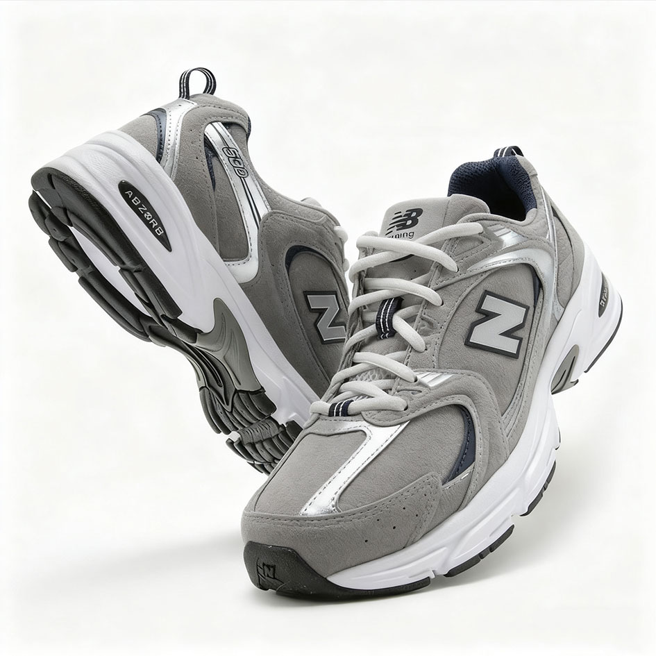 Unisex Sneakers in White & Black