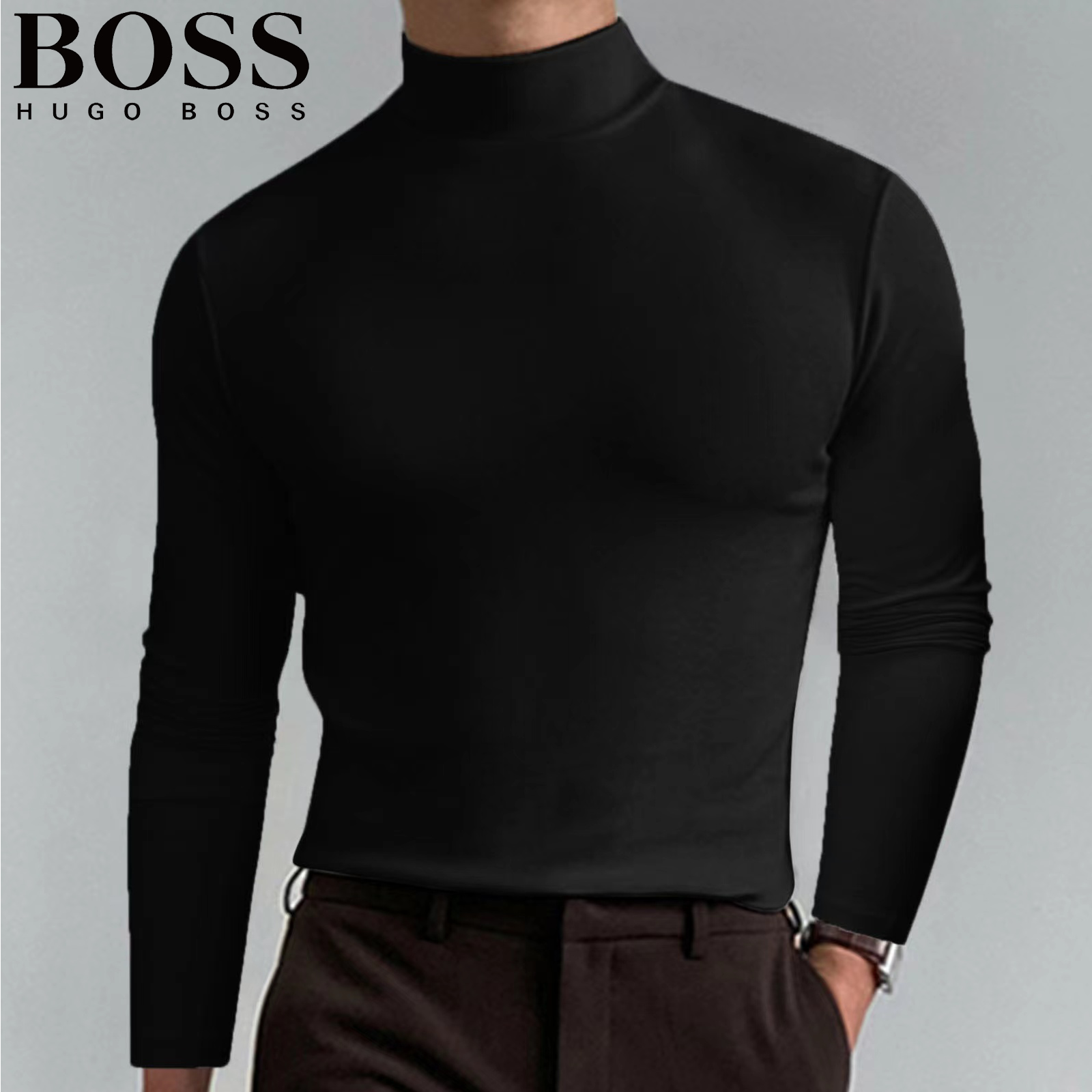 Men's Casual Round Neck Thermal Top