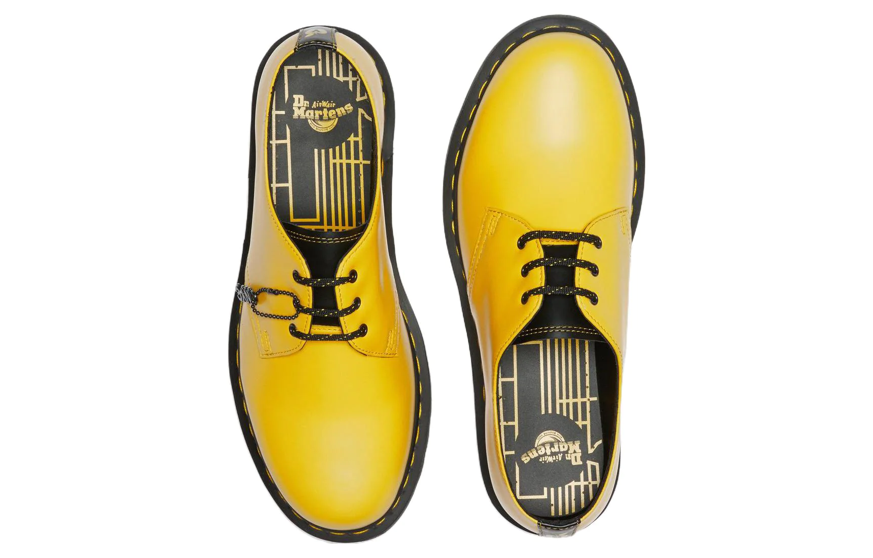 1461 New York City Smooth Leather Oxford Shoes 'Yellow' 27265700