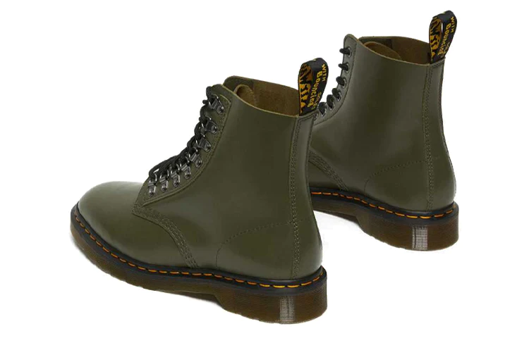 1460 Pascal Verso Stylish Simplicity waterproof Wear-resistant Mid Tops Martin boots Couple Style Green 26966272
