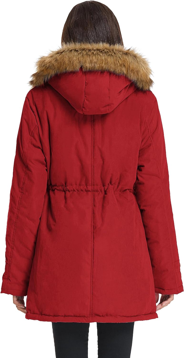 Winter Wool Women's Parka Jacket