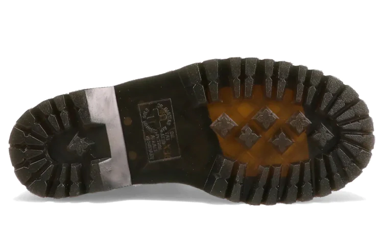 Jadon Hologram Leather Martin Boots Black 26699029