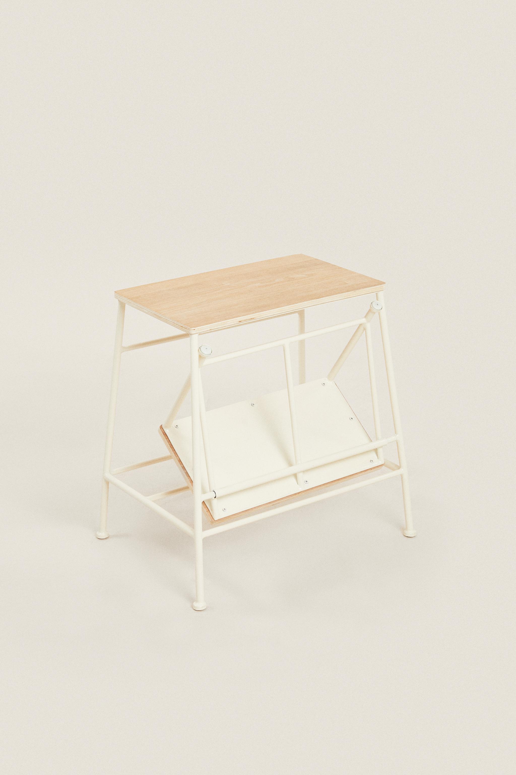 STOOL | TWO-STEP WOODEN LADDER