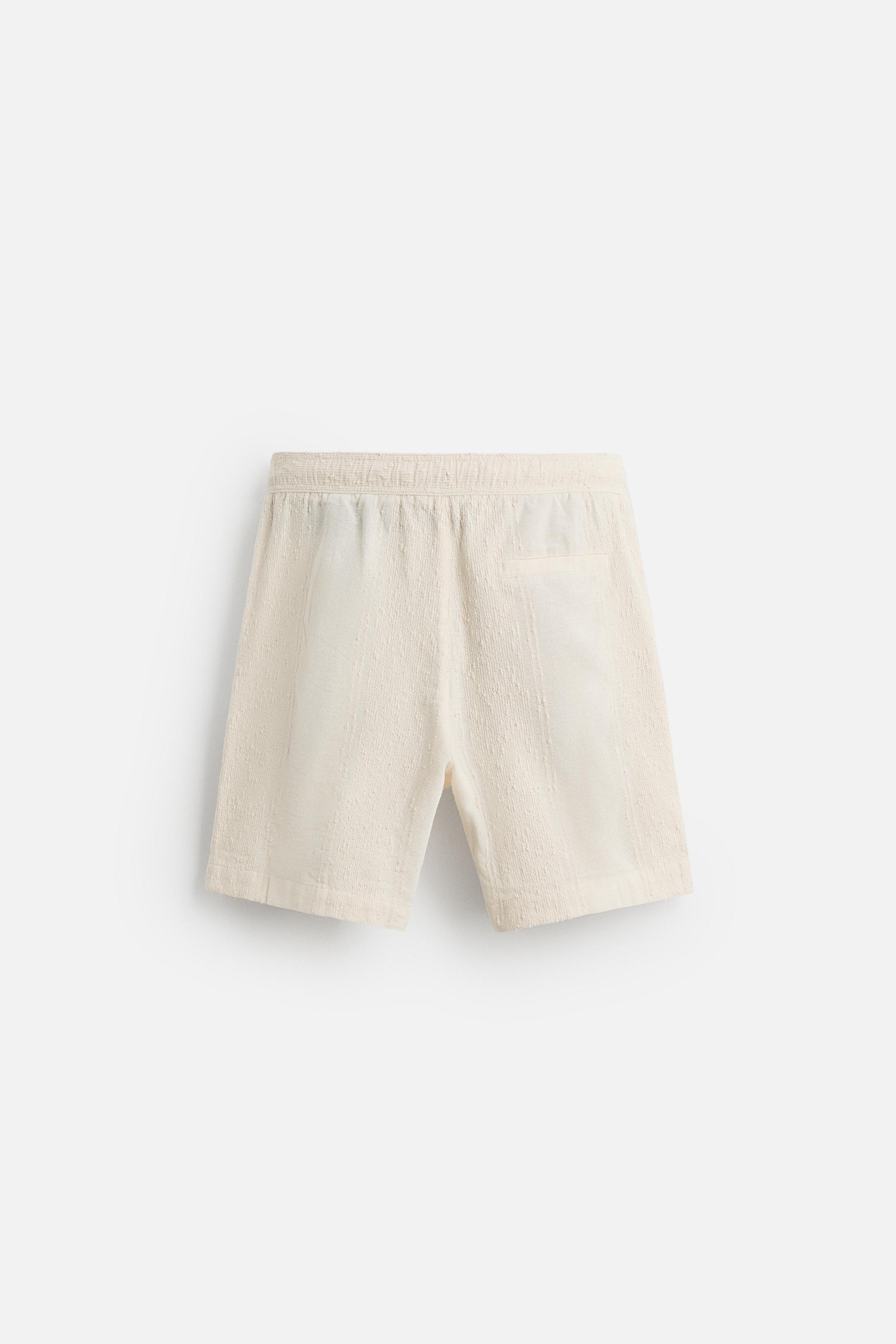 JACQUARD TEXTURED SHORTS