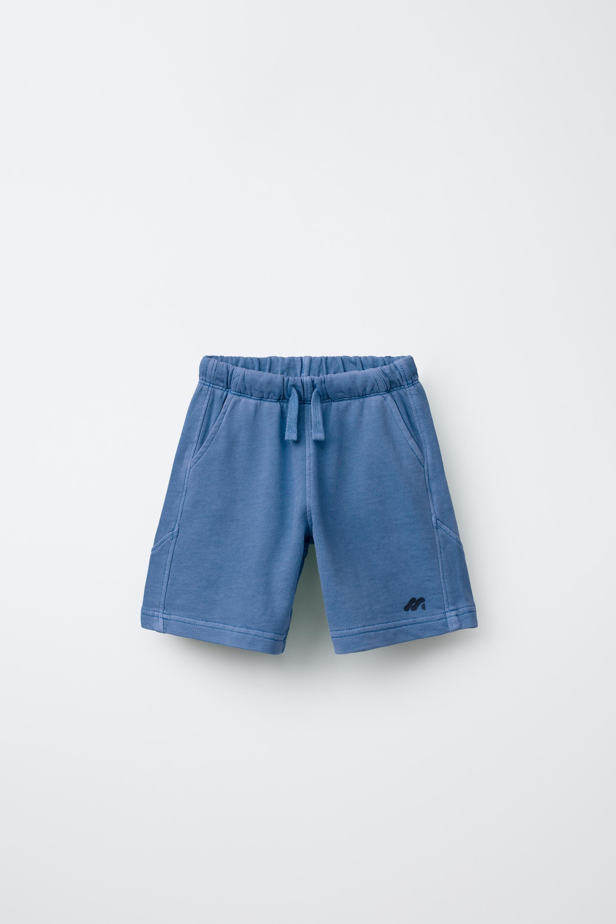 LOGO SEAMED PLUSH SHORTS