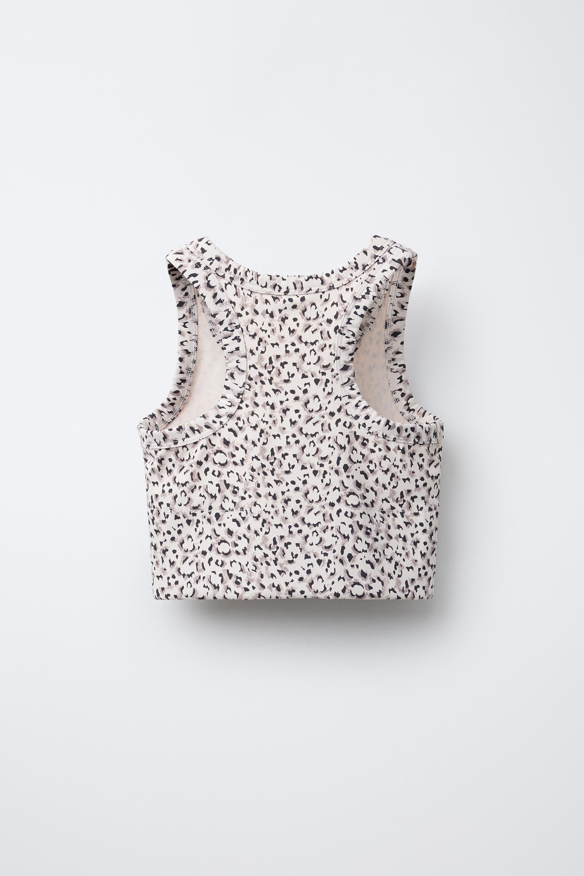 SPORTY ANIMAL PRINT TOP