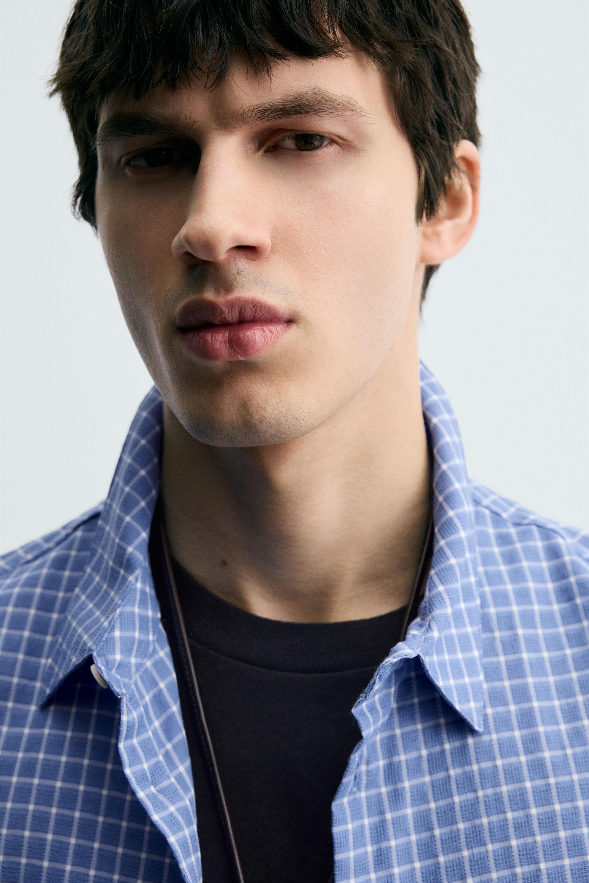 PLAID BOXY FIT SHIRT