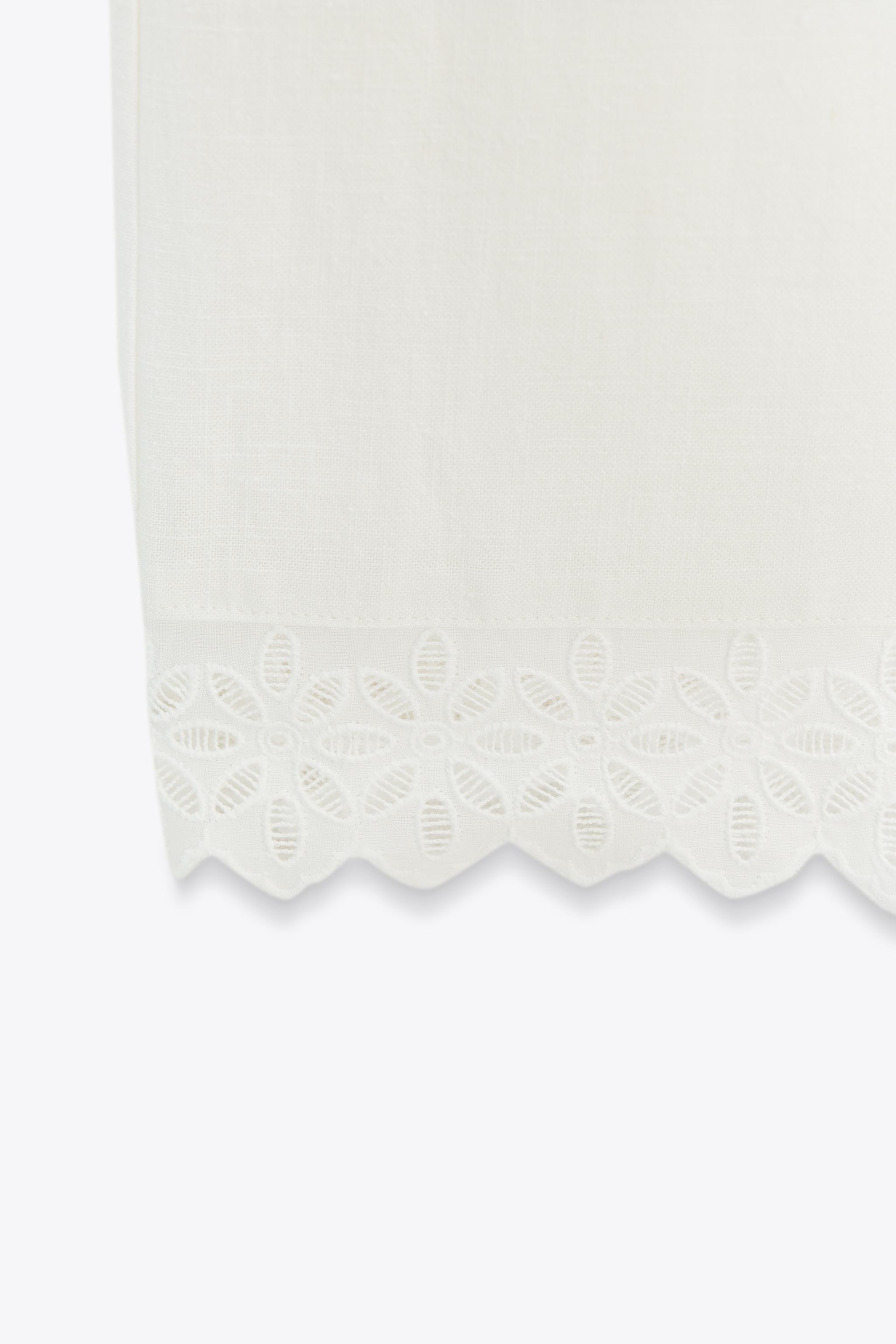 RAMIE PANTS WITH LACE TRIM