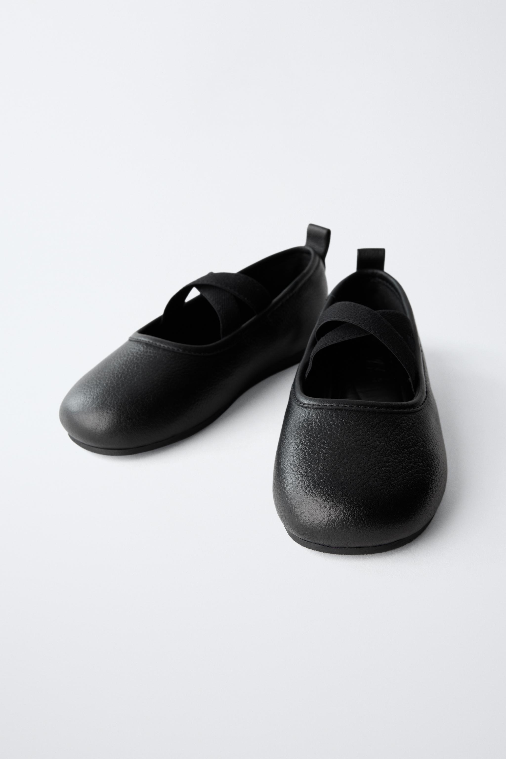 LEATHER SCHOOLGIRL BALLERINA