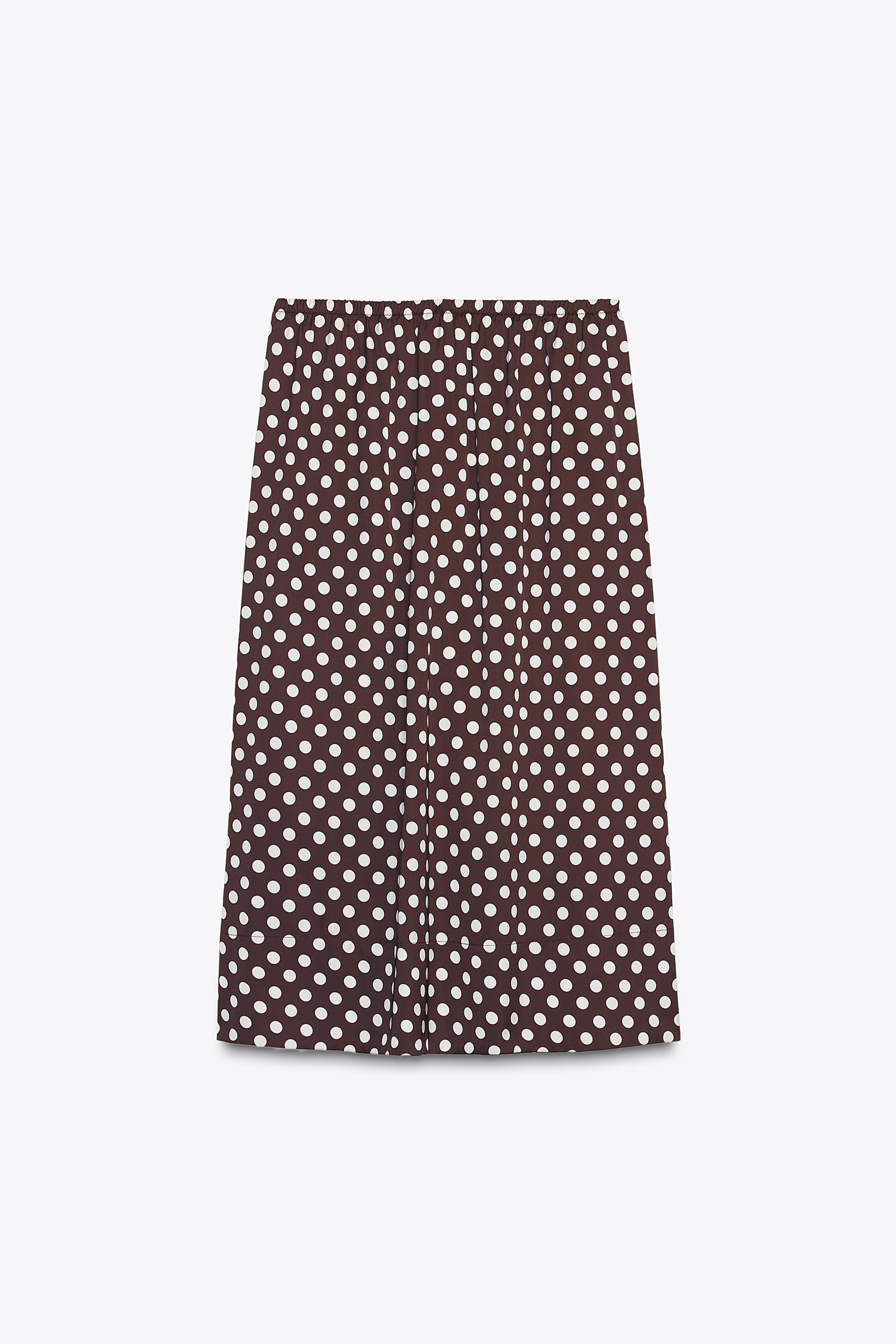 POLKA DOT MIDI SKIRT ZW COLLECTION