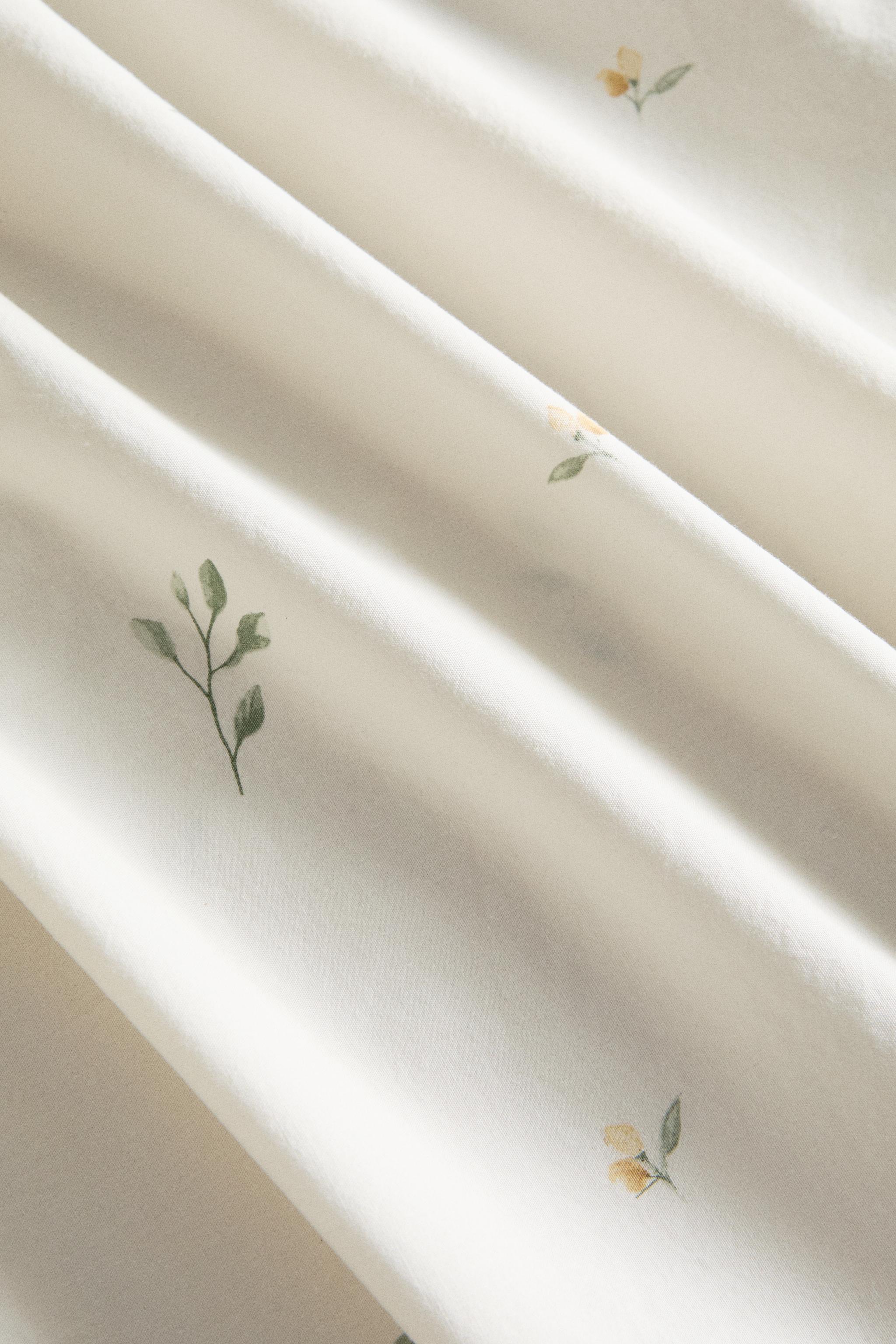 LEAF PRINT DUVET COVER