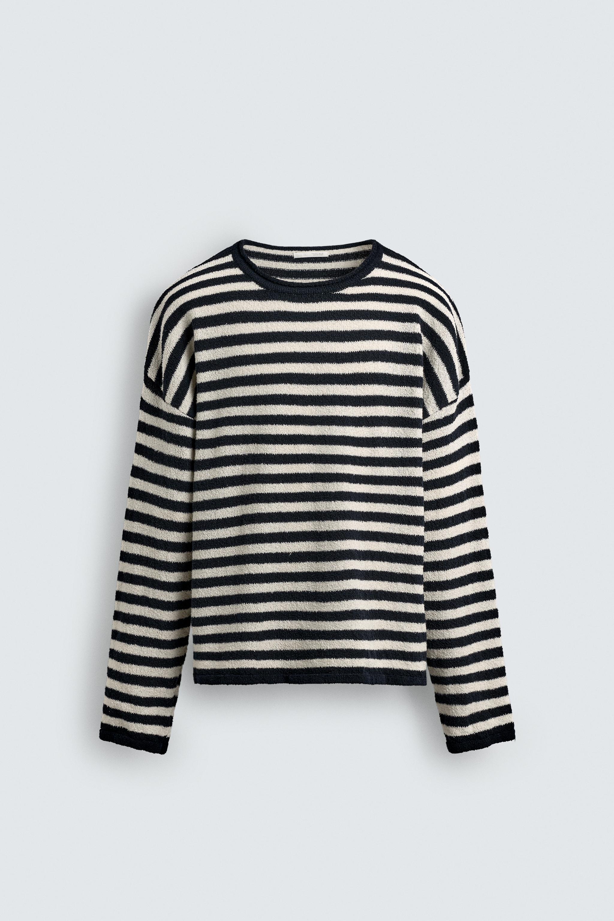 LIGHTWEIGHT STRIPED SWEATER