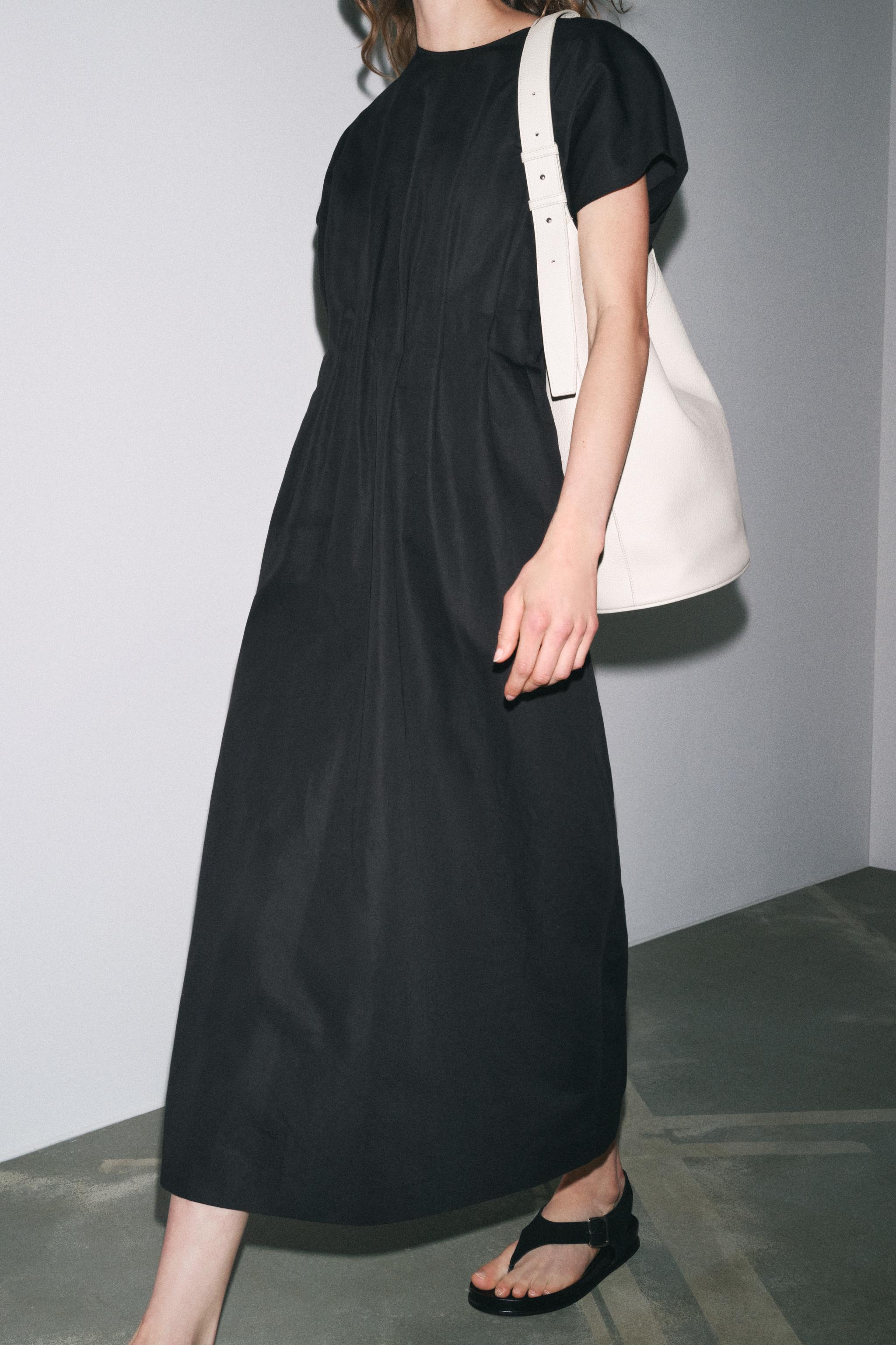 ZW COLLECTION PLEATED MIDI DRESS