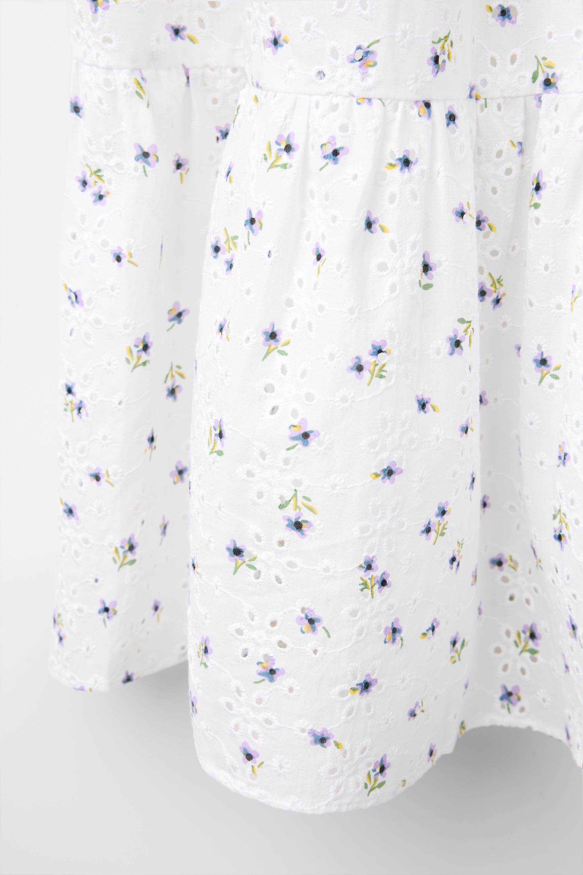 EMBROIDERED FLORAL DRESS