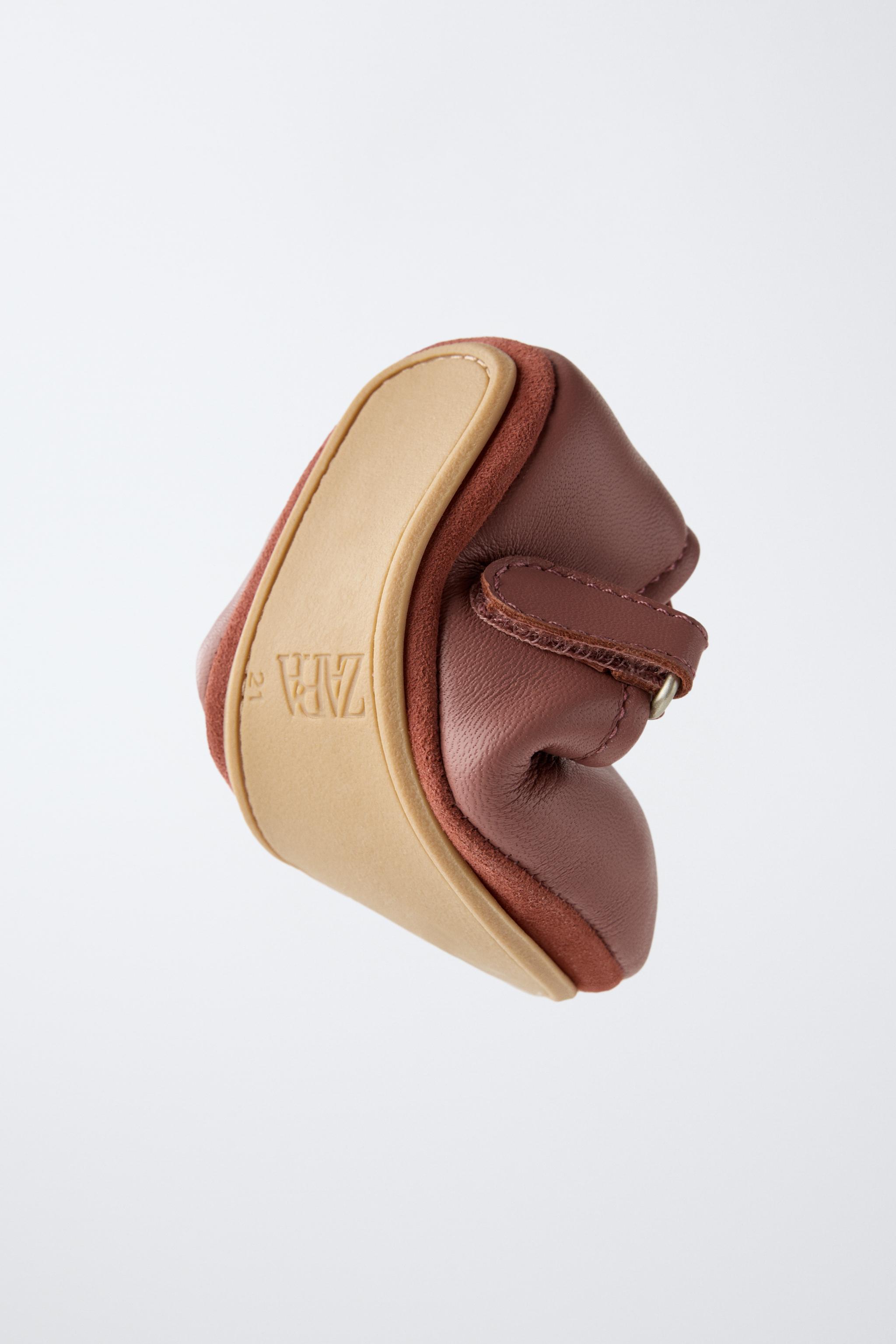 LEATHER BALLET FLATS