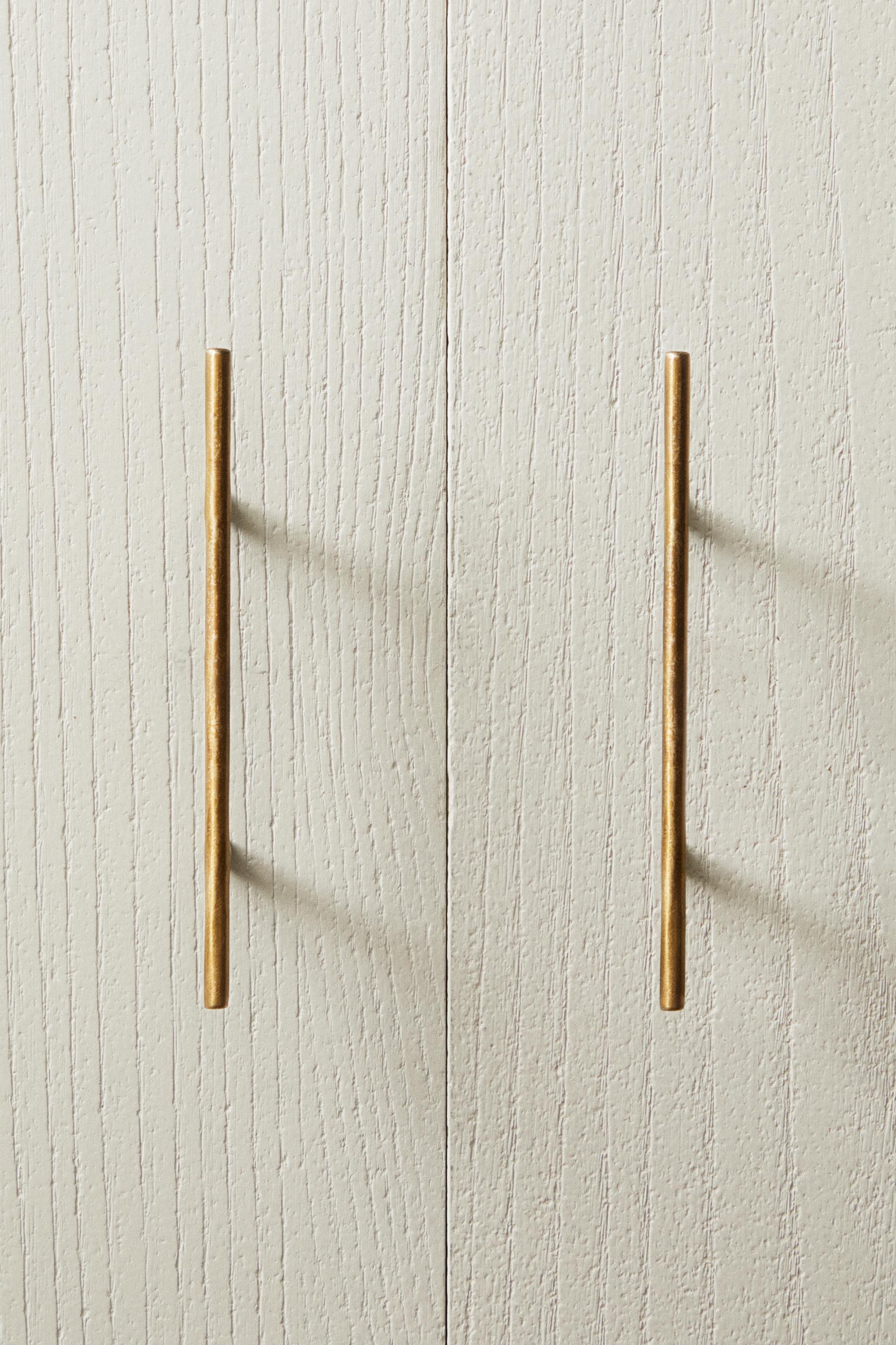 SET OF GOLD METALLIC KNOBS (SET OF 2)