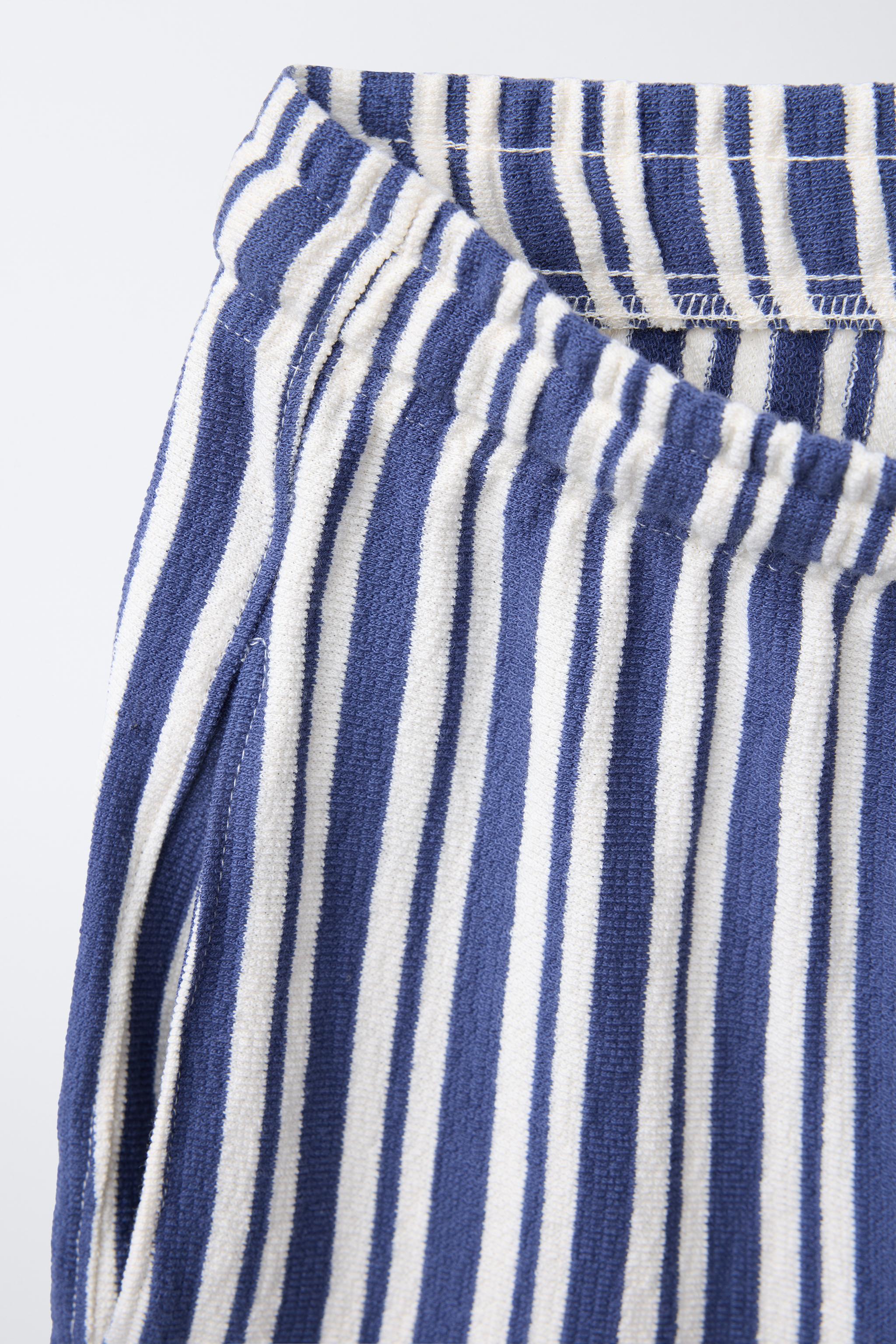 STRAIGHT STRIPED LABEL SHORTS