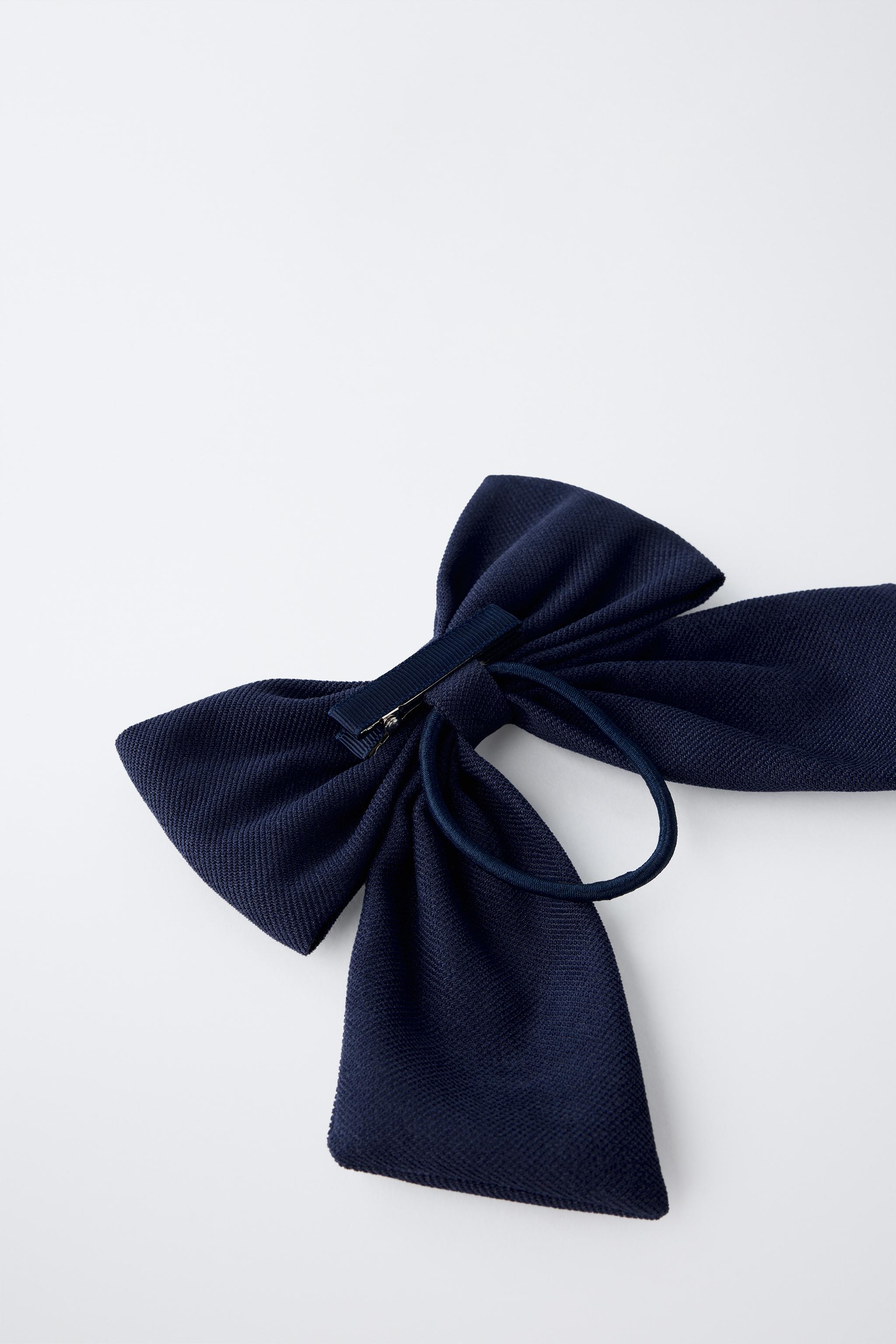 PIQUÉ BOW HAIR TIE