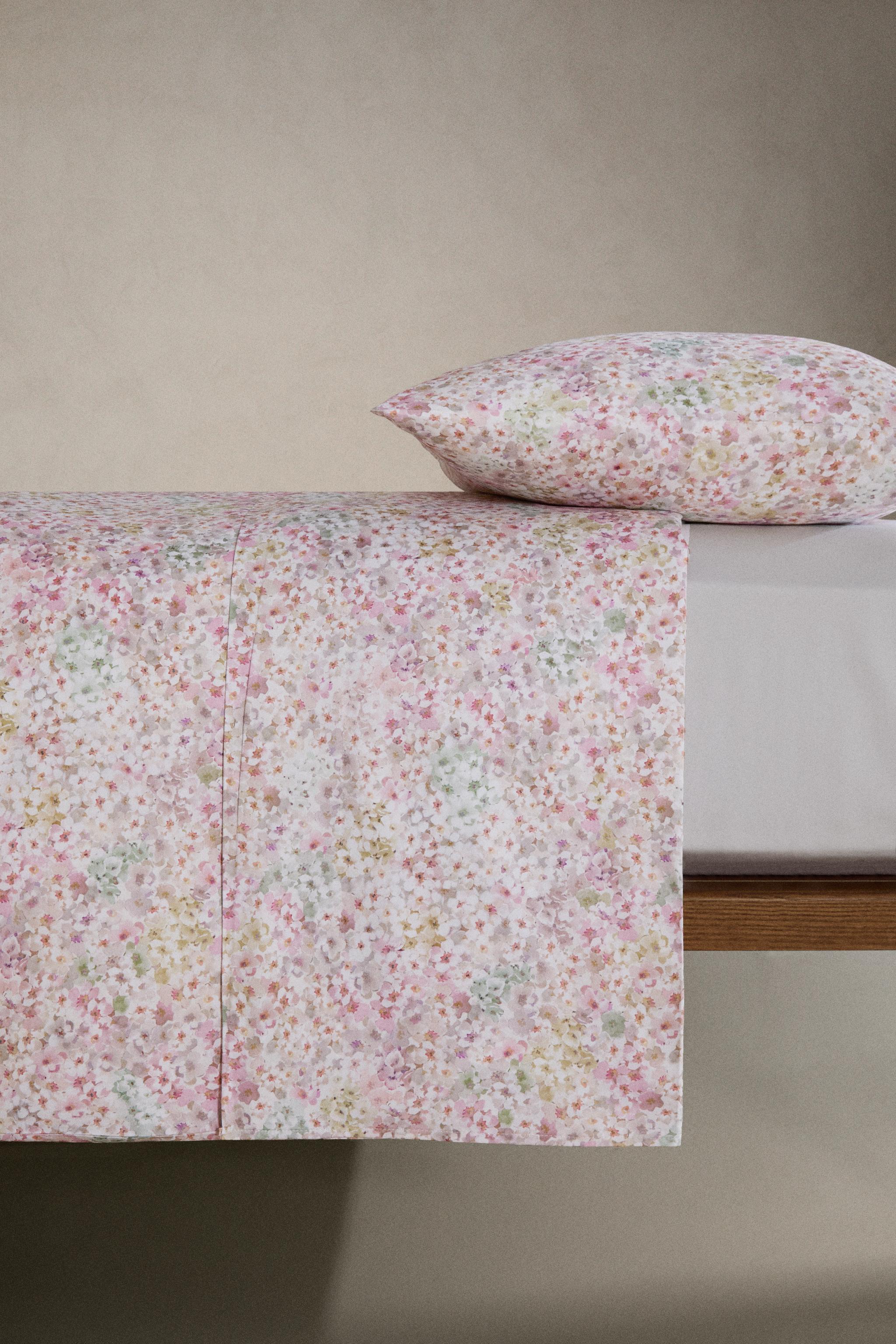 FLORAL PRINT DUVET COVER