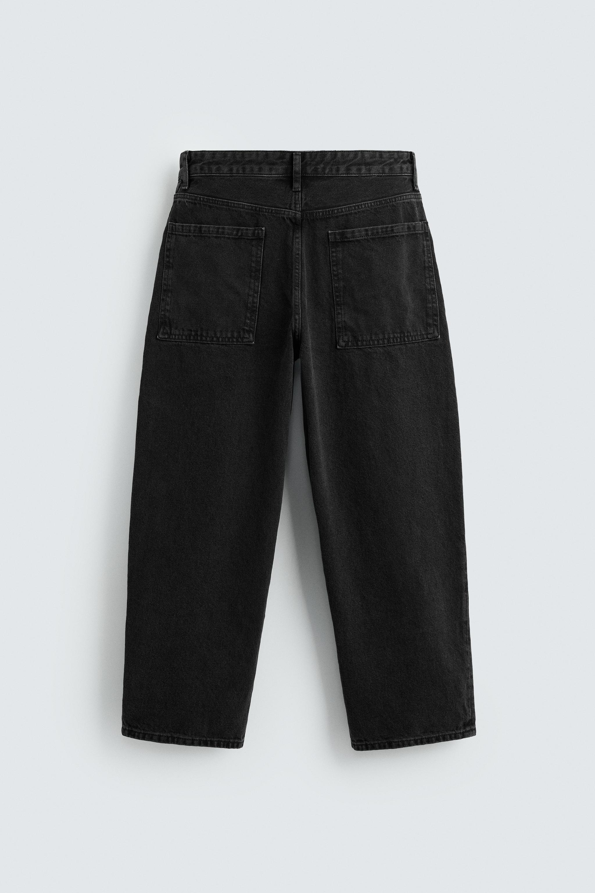 TAPERED WIDE FIT JEANS