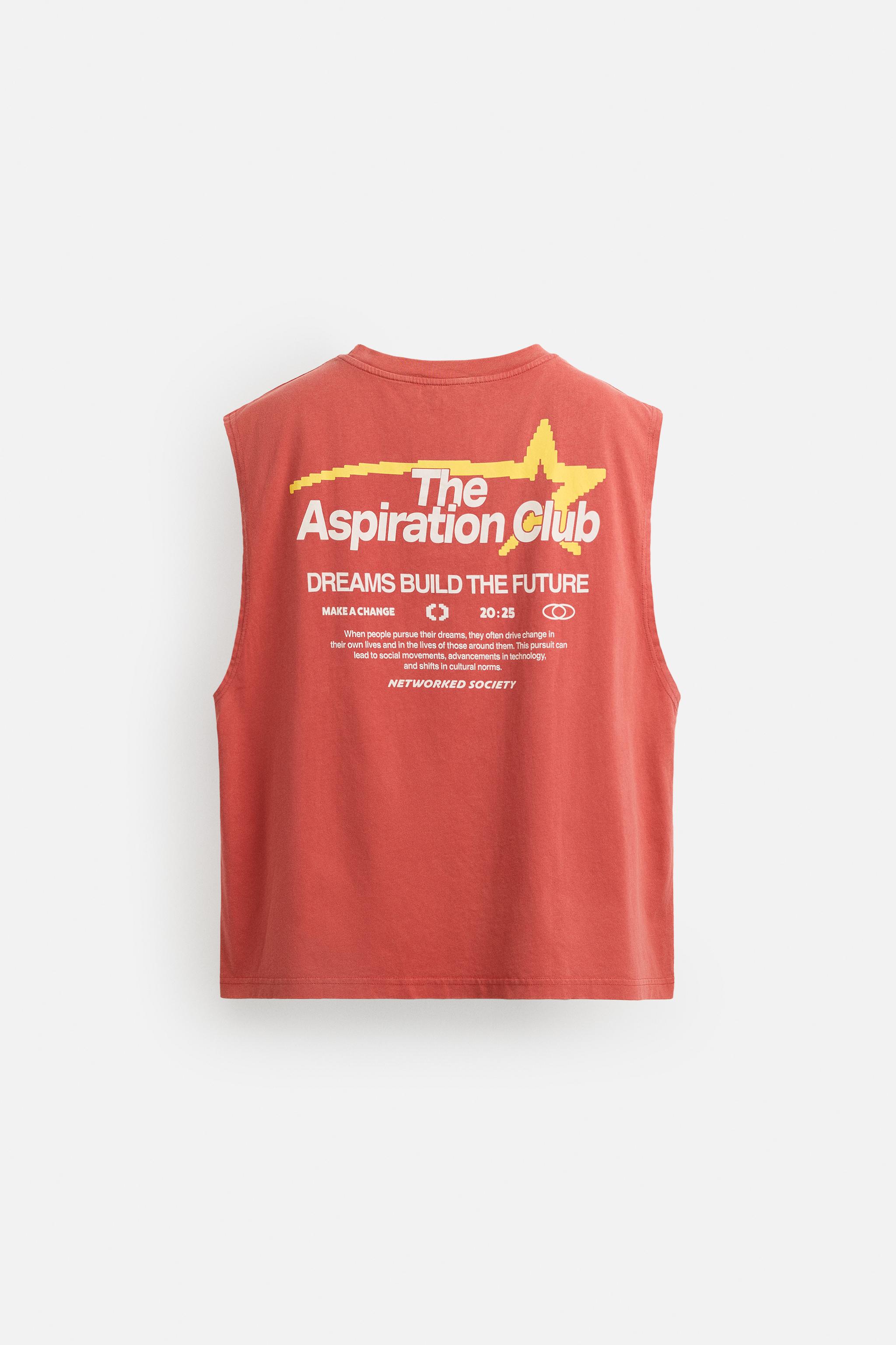 CONTRAST PRINT KNIT TANK TOP