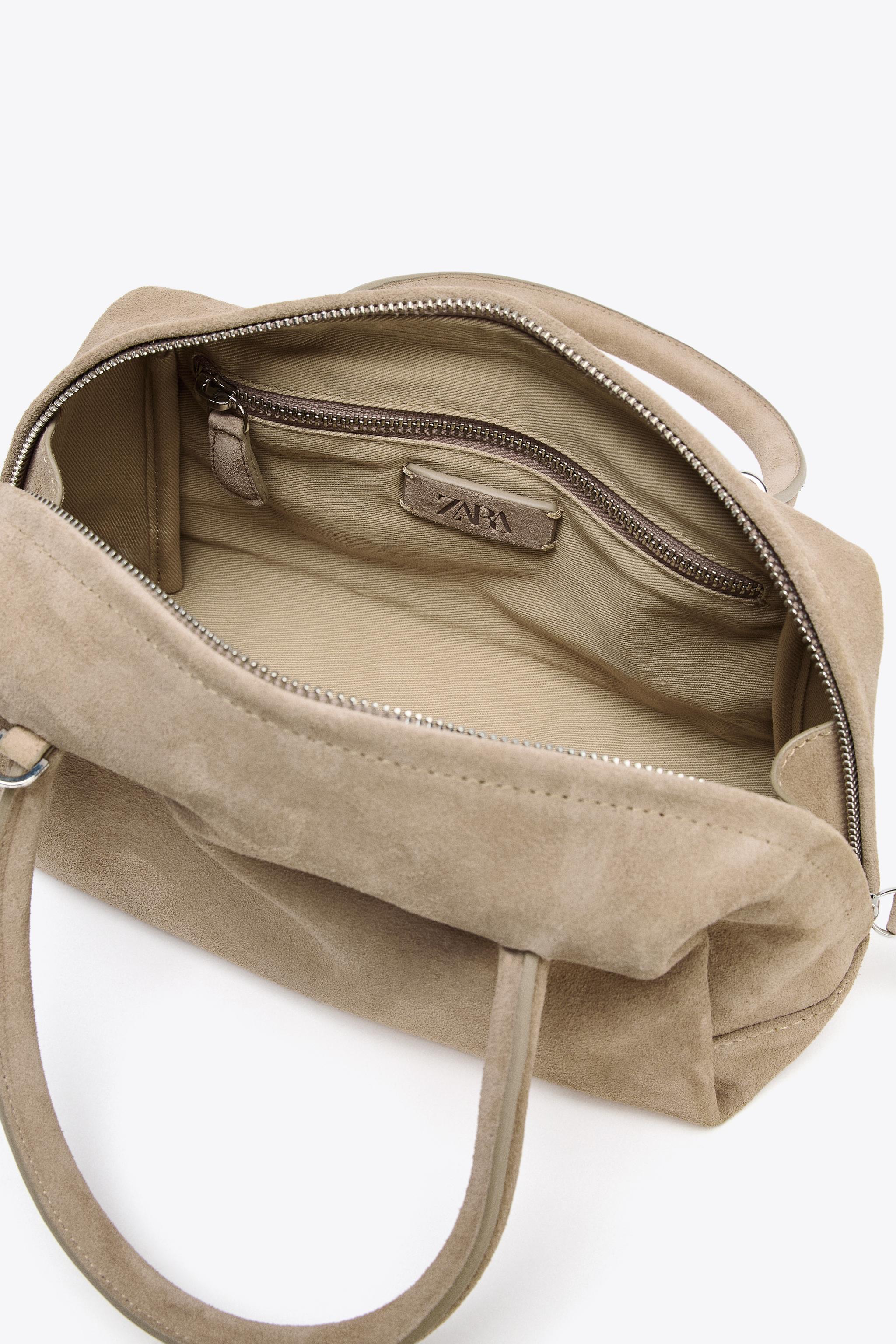 SPLIT LEATHER BOWLING BAG