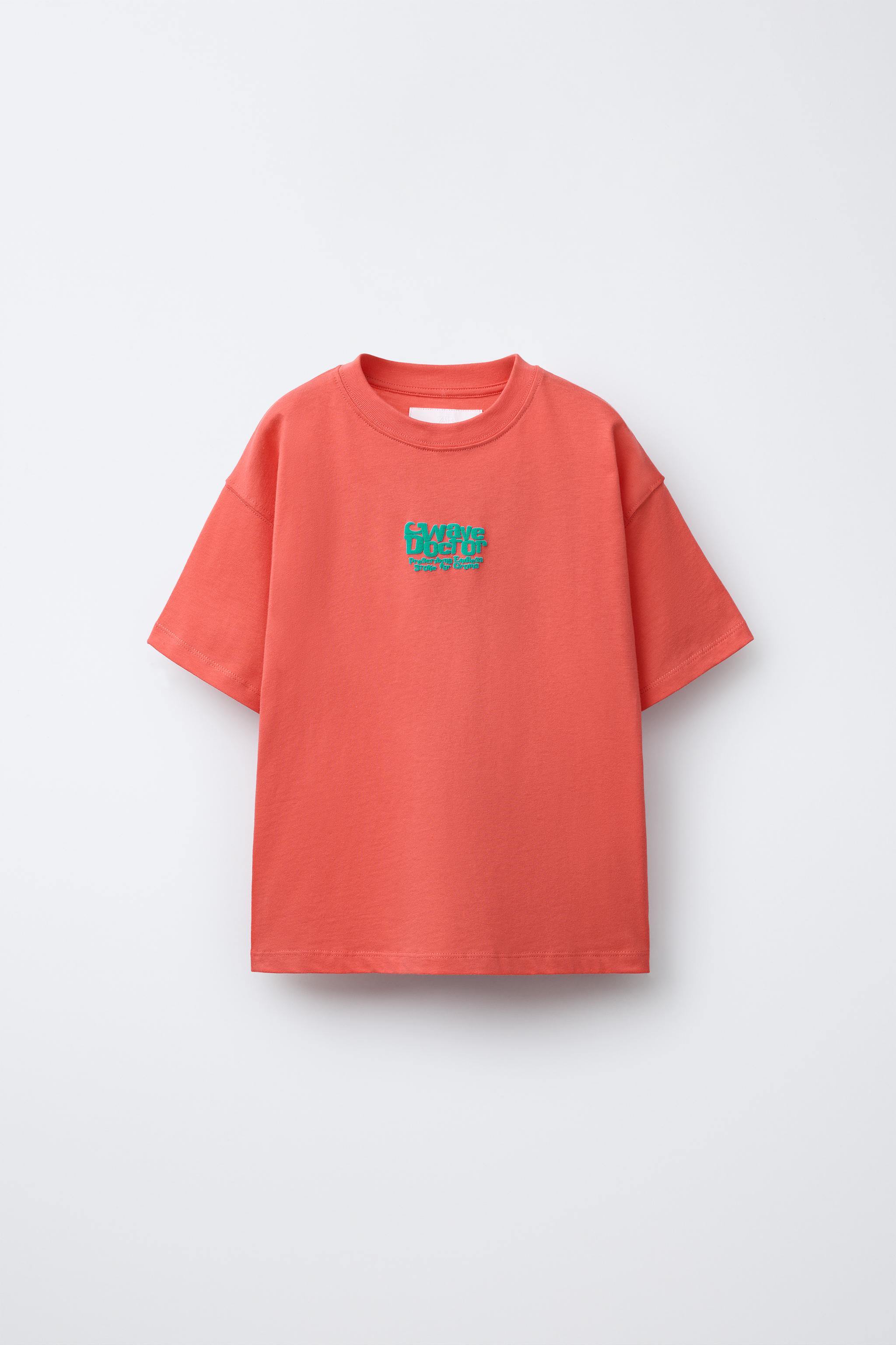 RAISED TEXT T-SHIRT