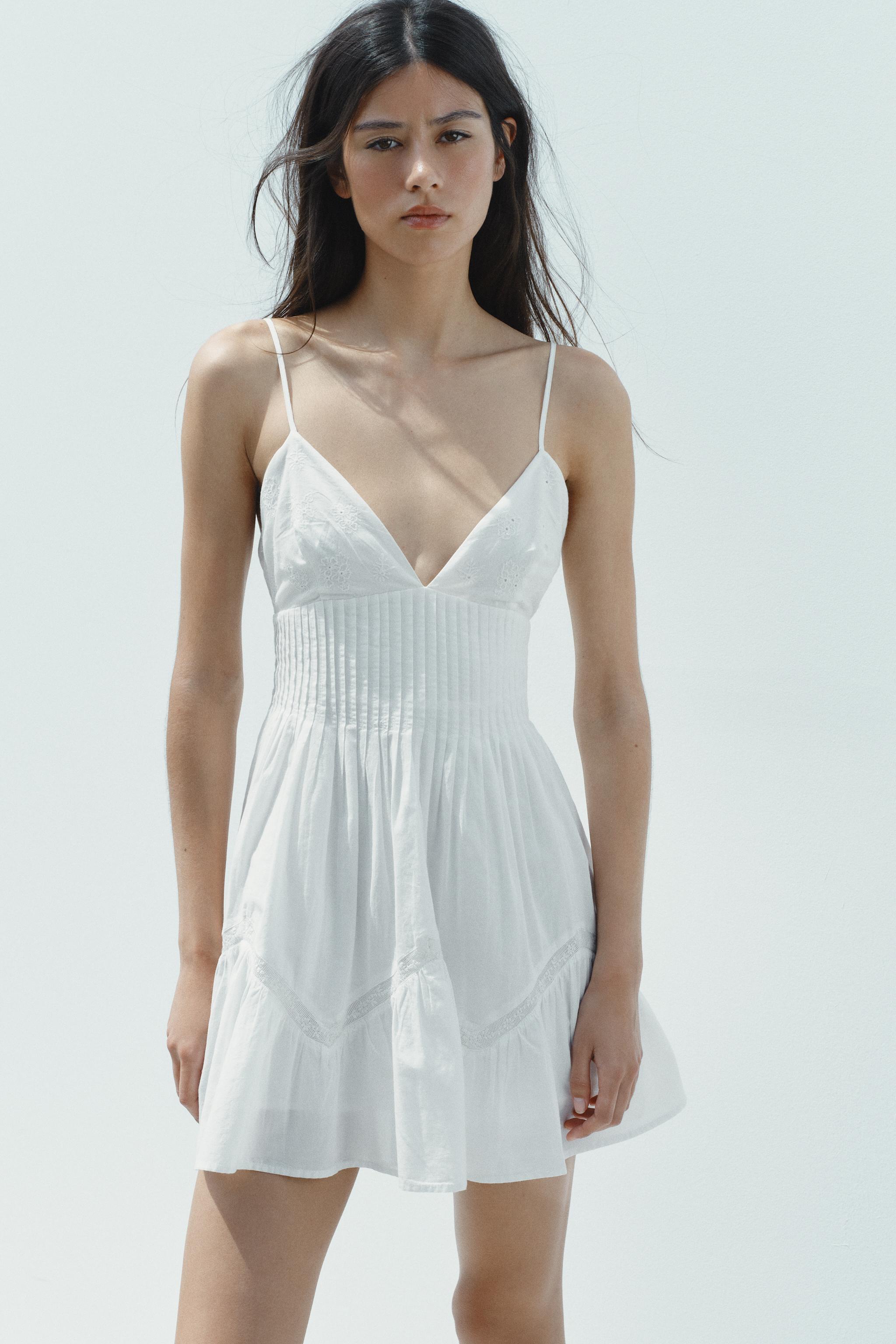 EMBROIDERED SHORT DRESS