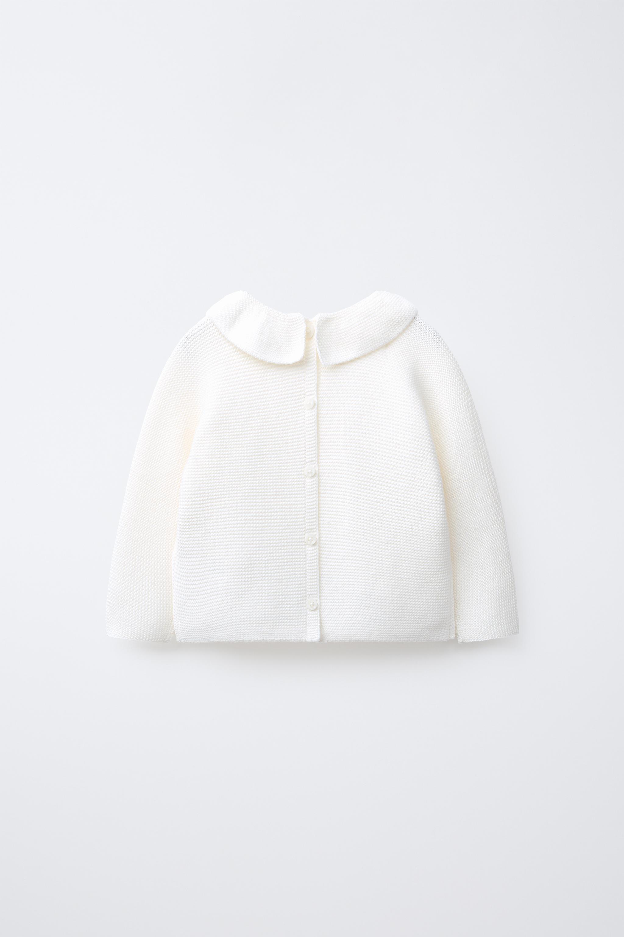 PETER PAN COLLAR KNIT SWEATER