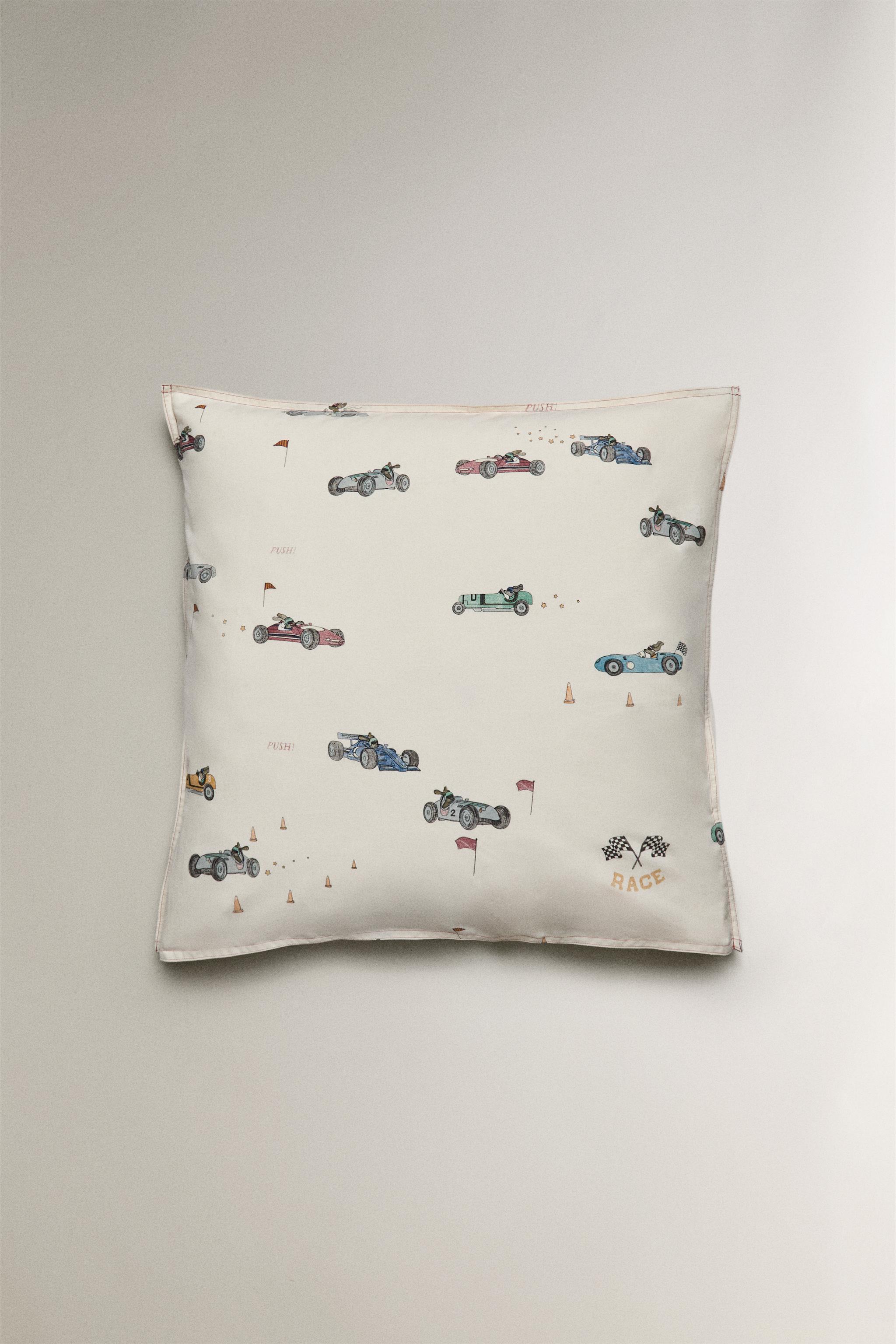 CHILDREN'S RACING DOG PILLOWCASE
