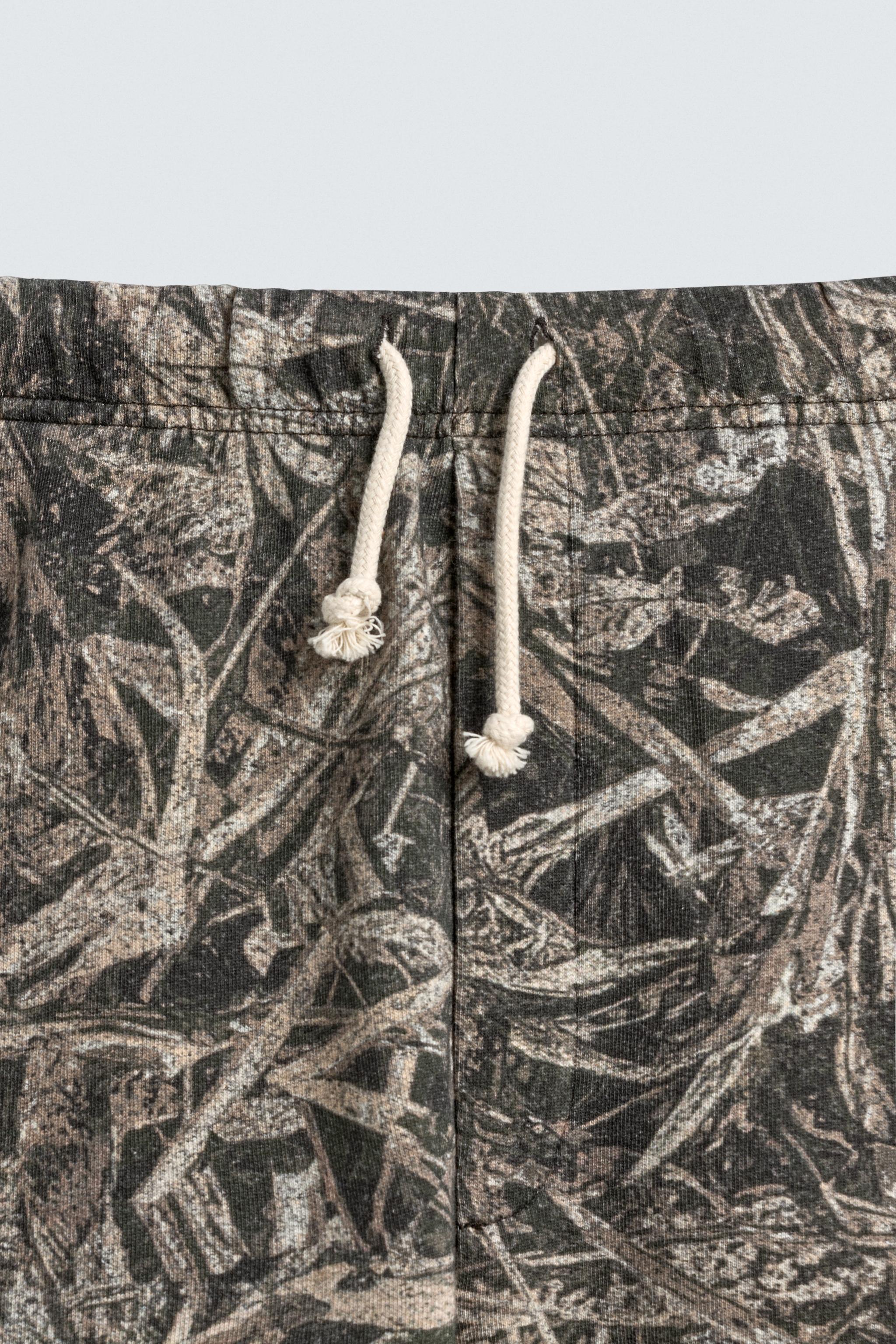 ABSTRACT PRINT SHORTS