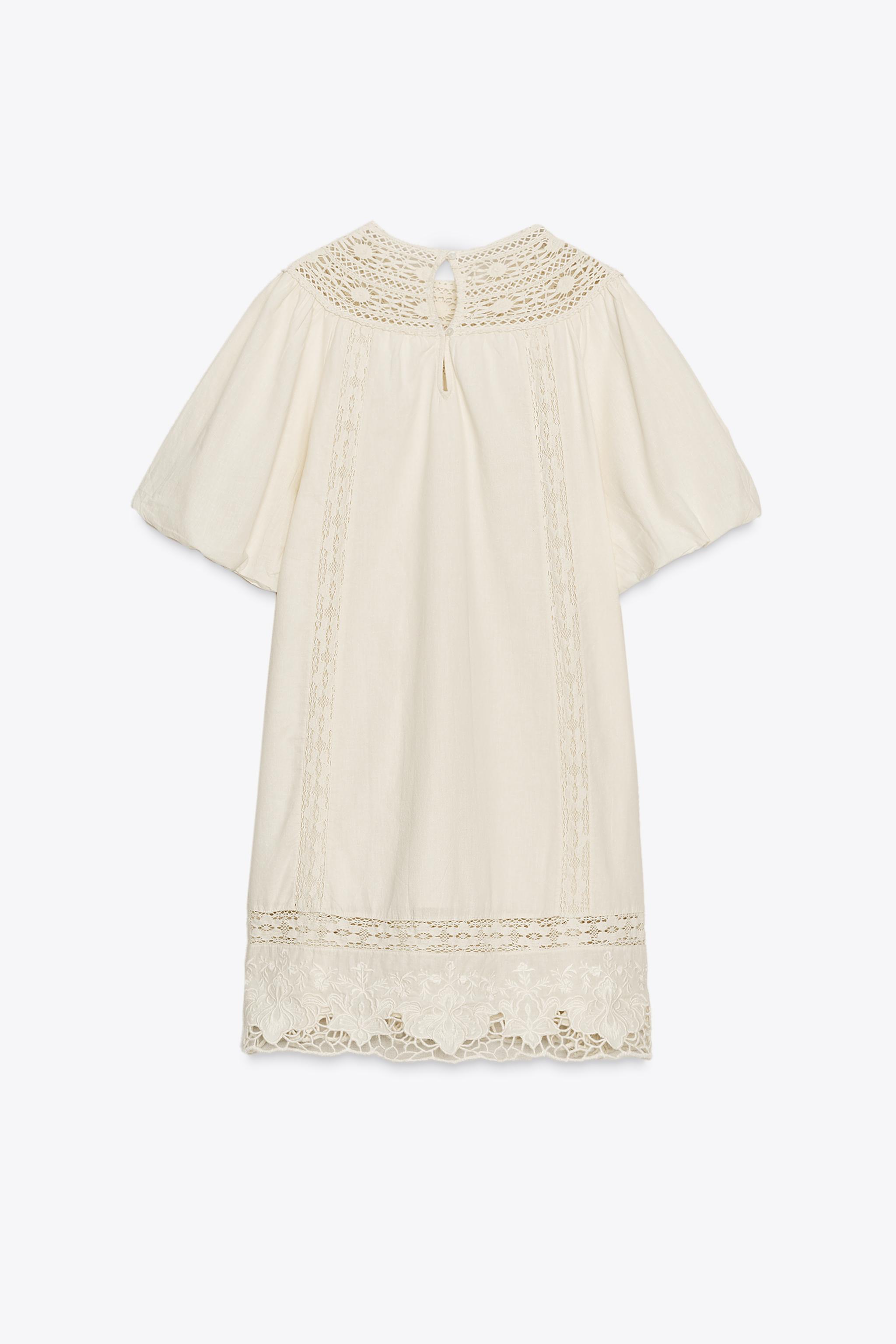 ZW COLLECTION EMBROIDERED SHORT DRESS