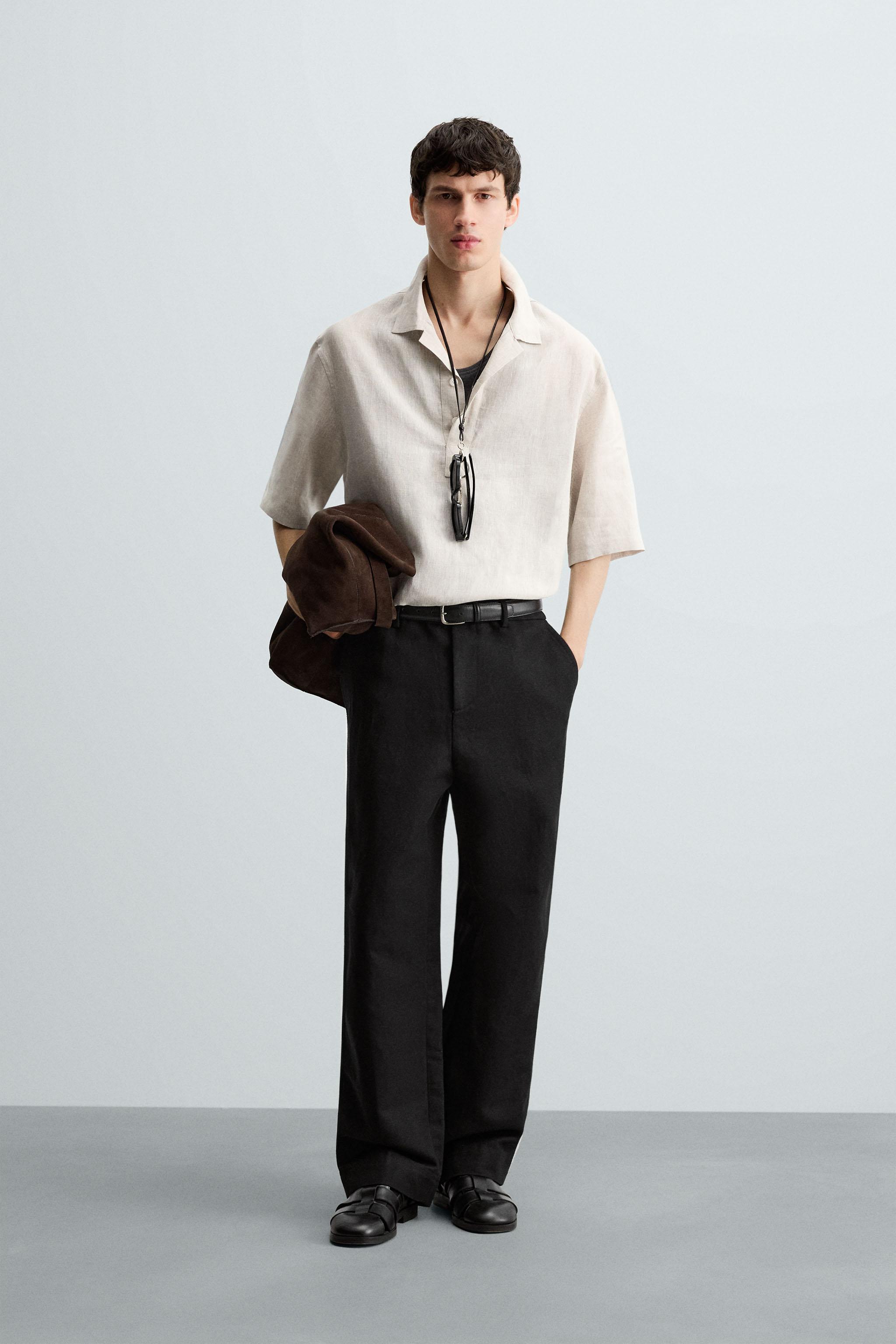 100% LINEN POLO SHIRT