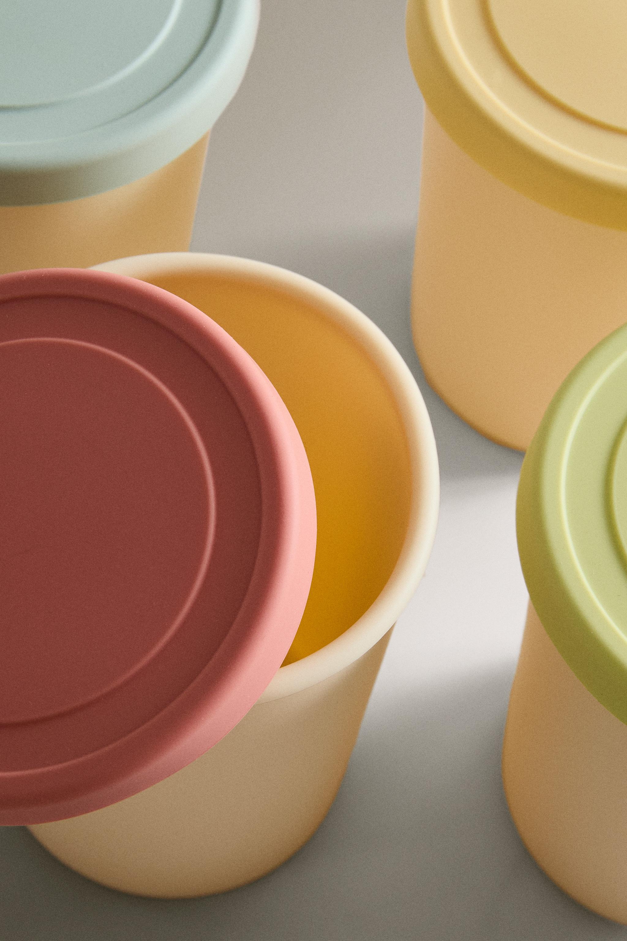 SET OF SILICONE ICE CREAM CONTAINERS (SET OF 4)