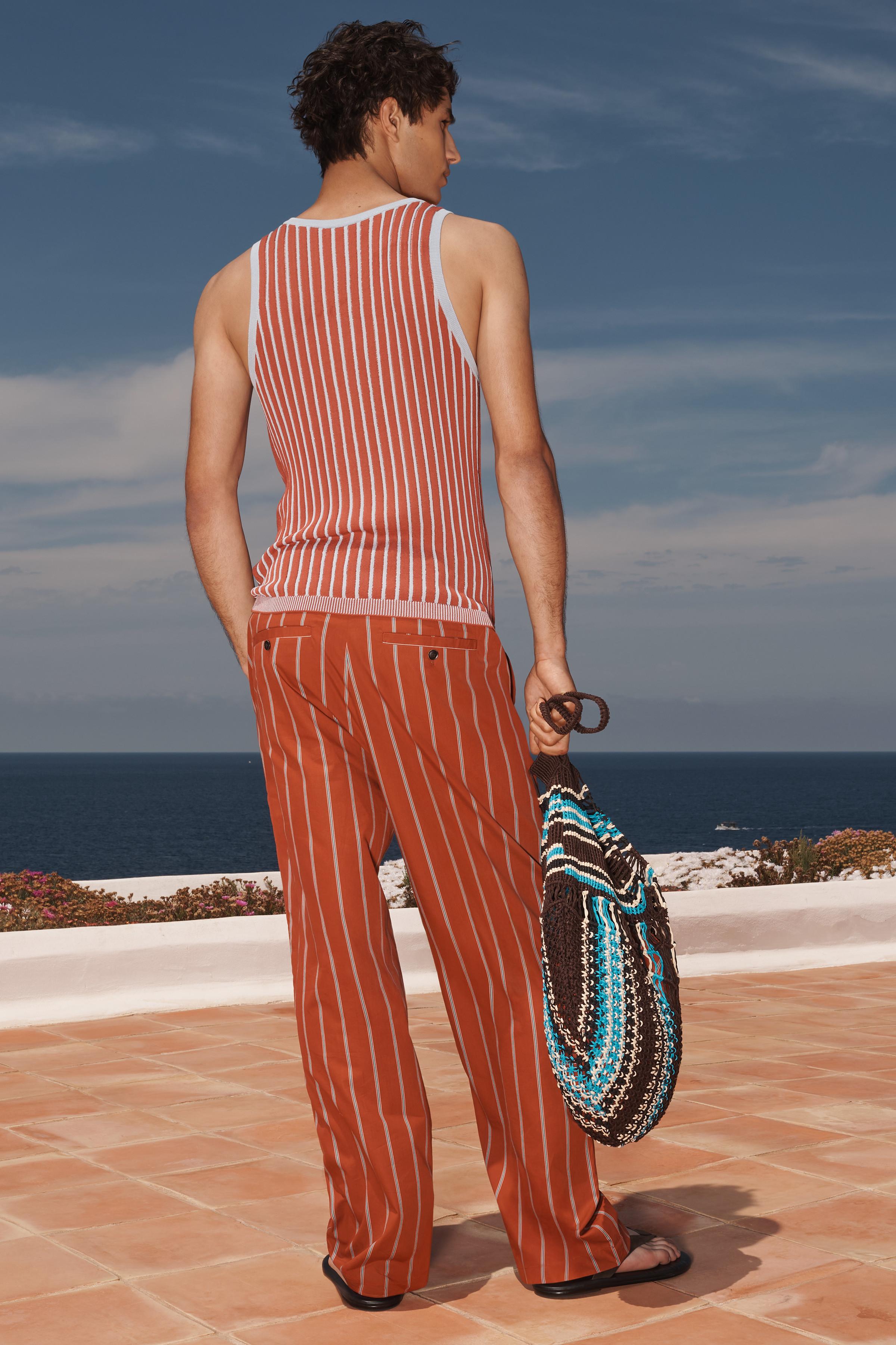 LIMITED EDITION STRIPED JACQUARD KNIT TANK