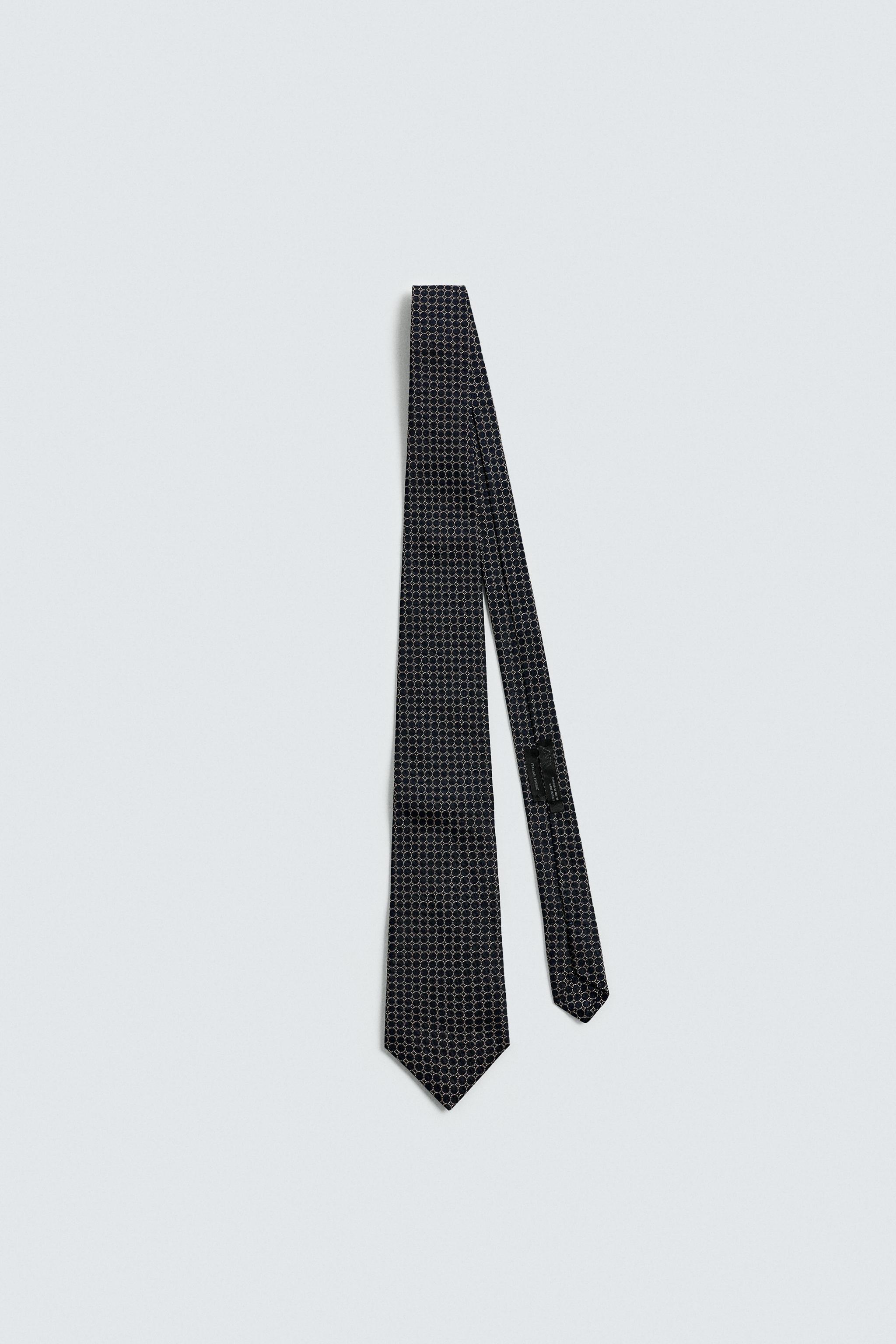 100% SILK JACQUARD TIE
