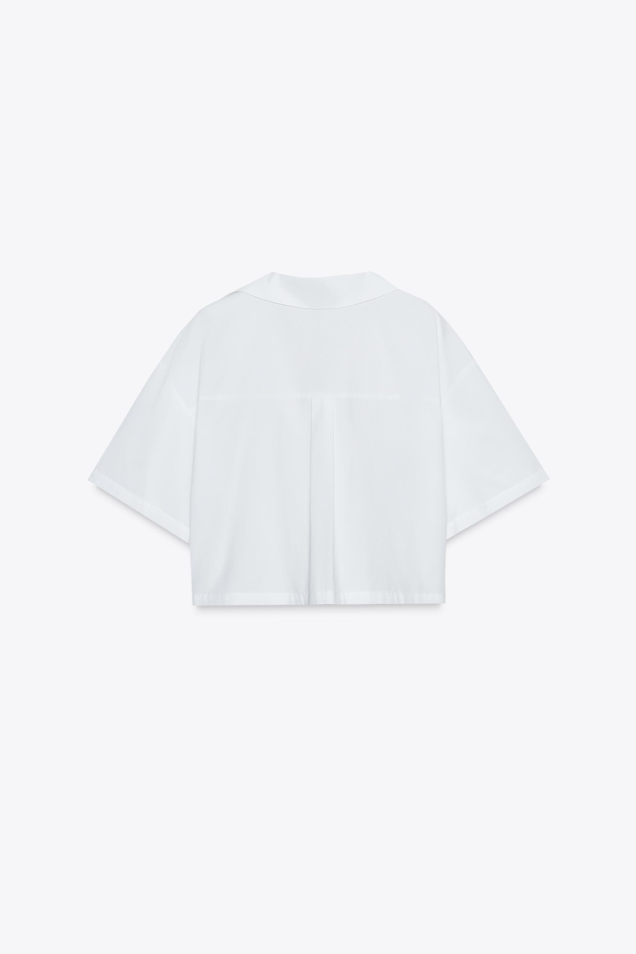 POPLIN CROP TOP