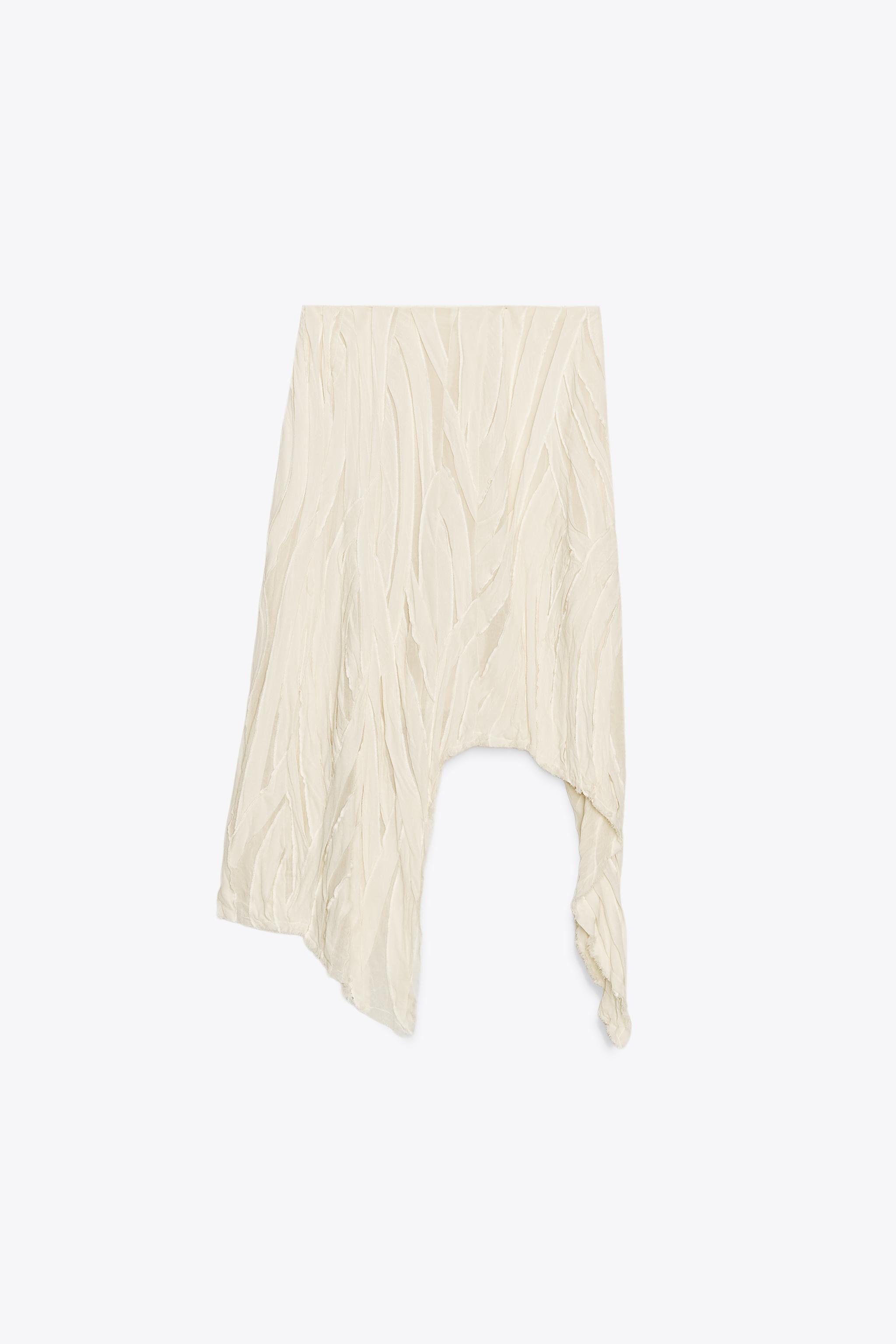 ZW COLLECTION ASYMMETRIC PLEATED SKIRT