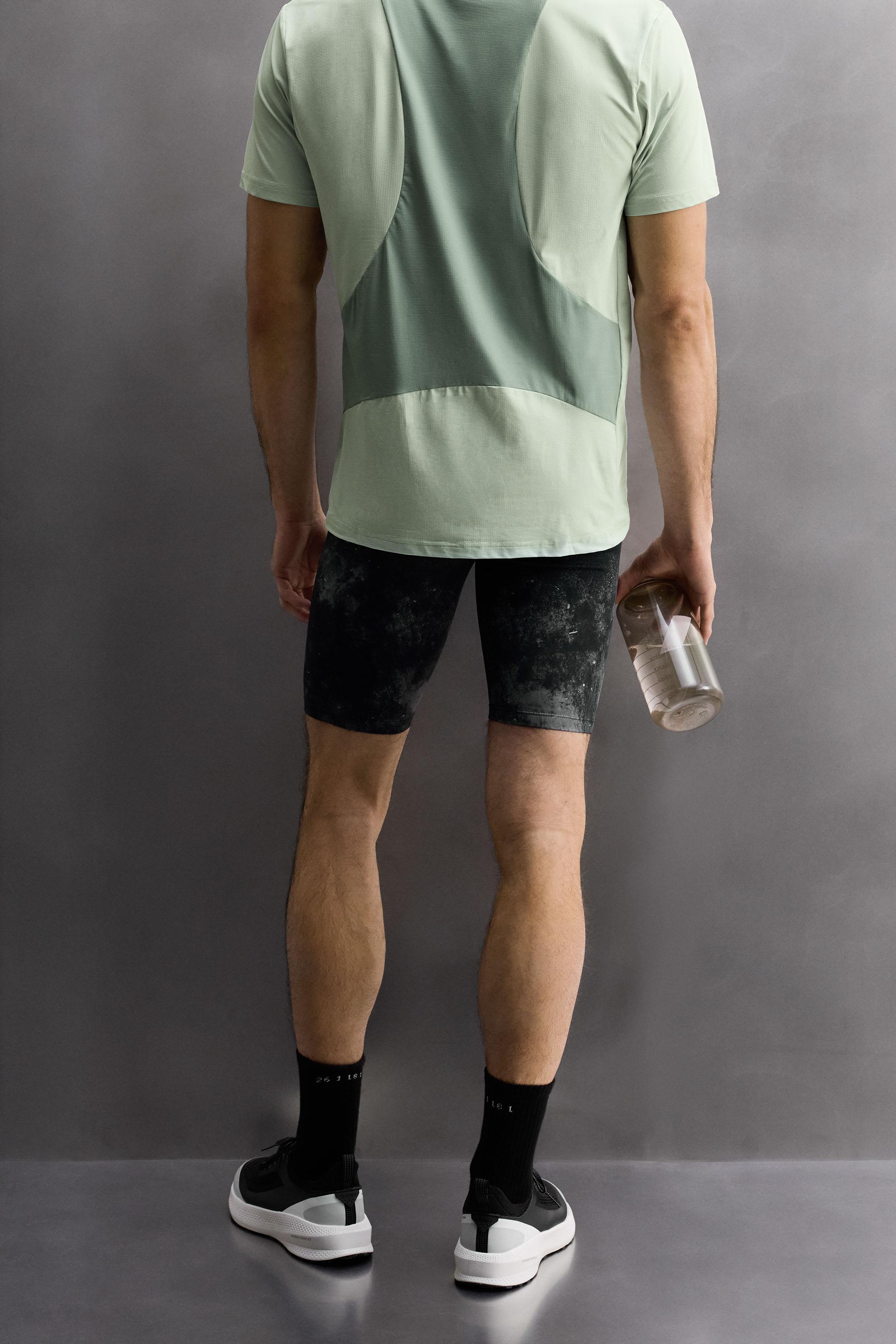 ABSTRACT PRINT RUNNING LEGGINGS