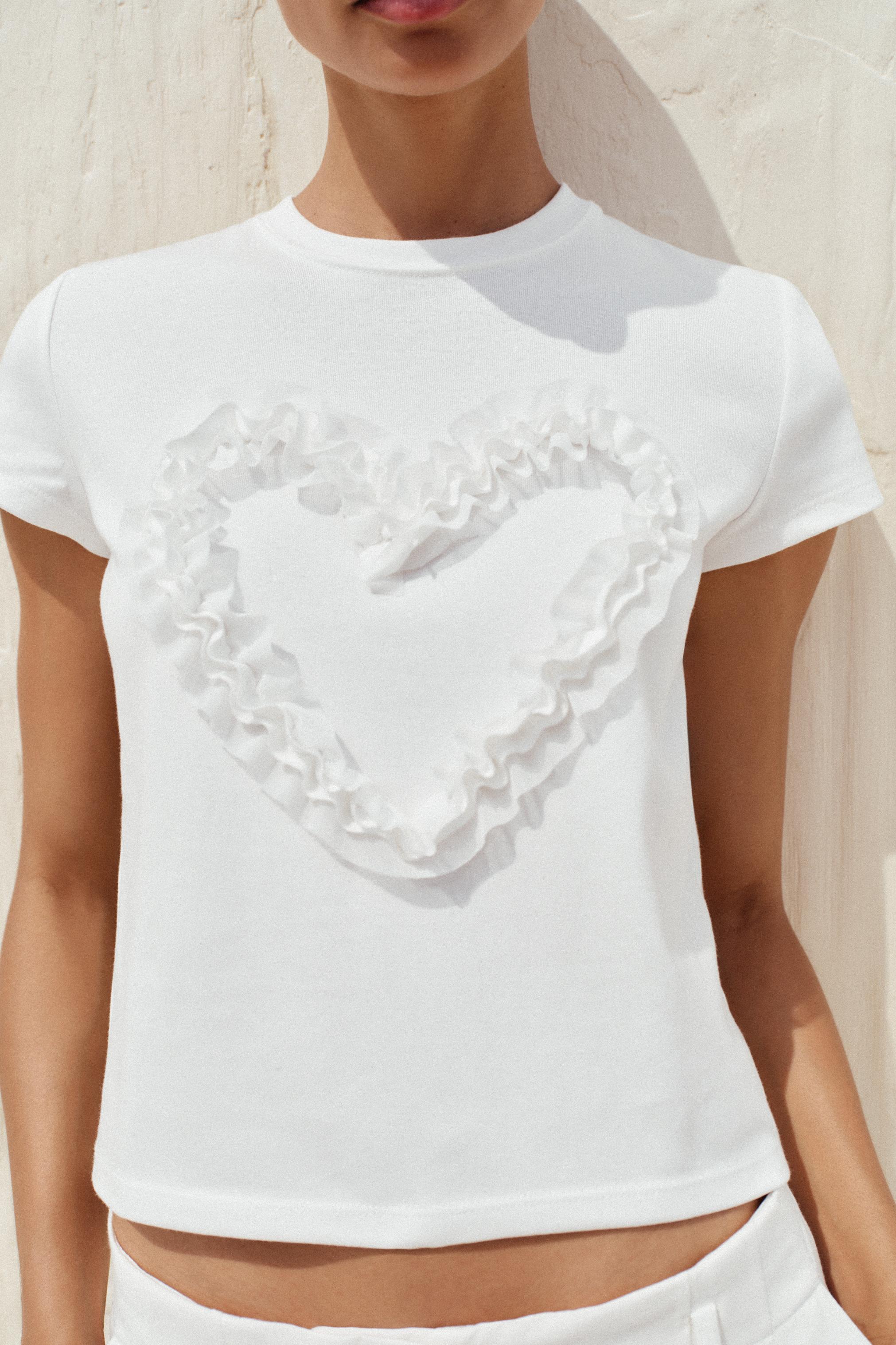RAISED HEART T-SHIRT