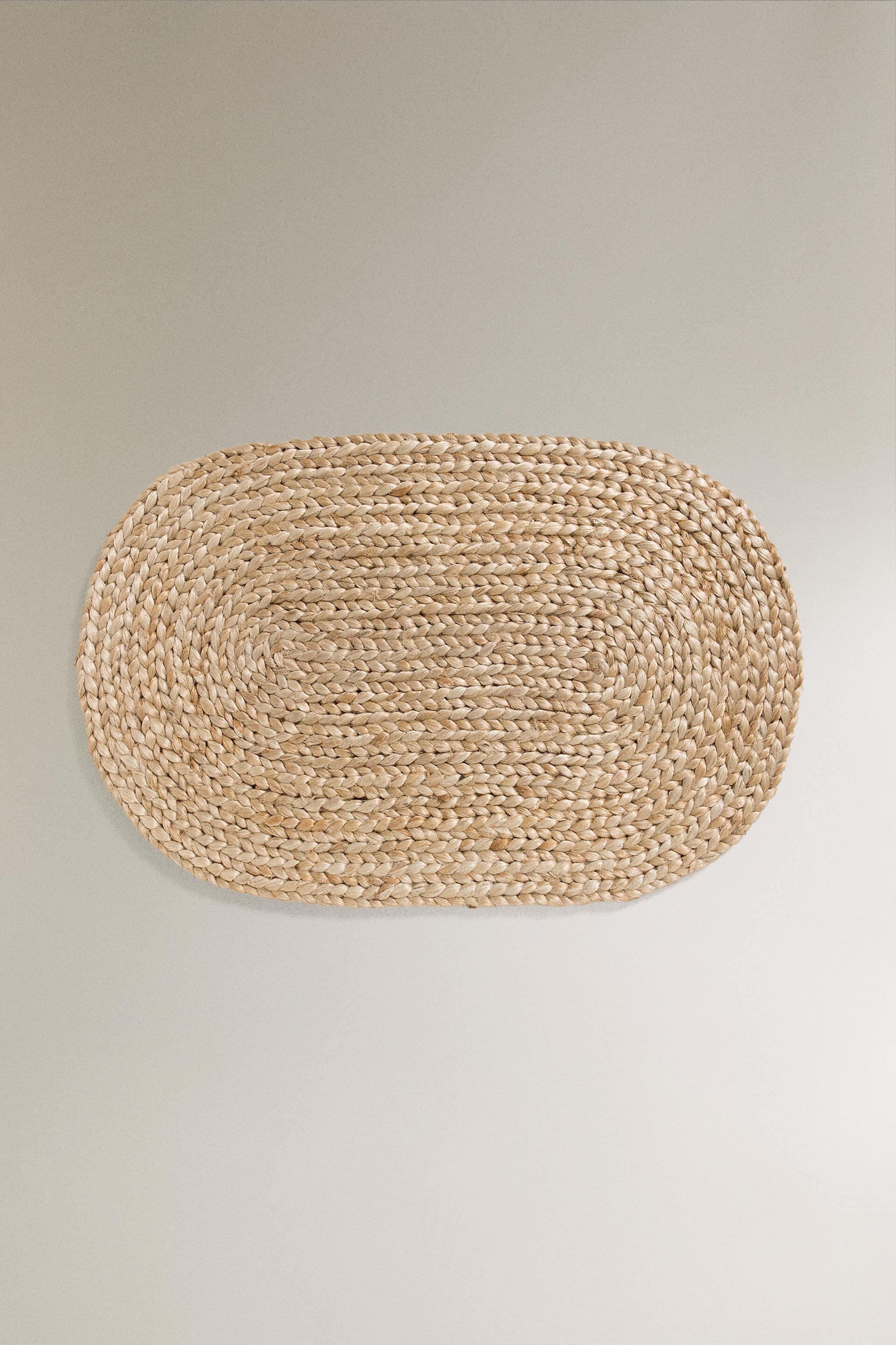 OVAL JUTE DOORMAT