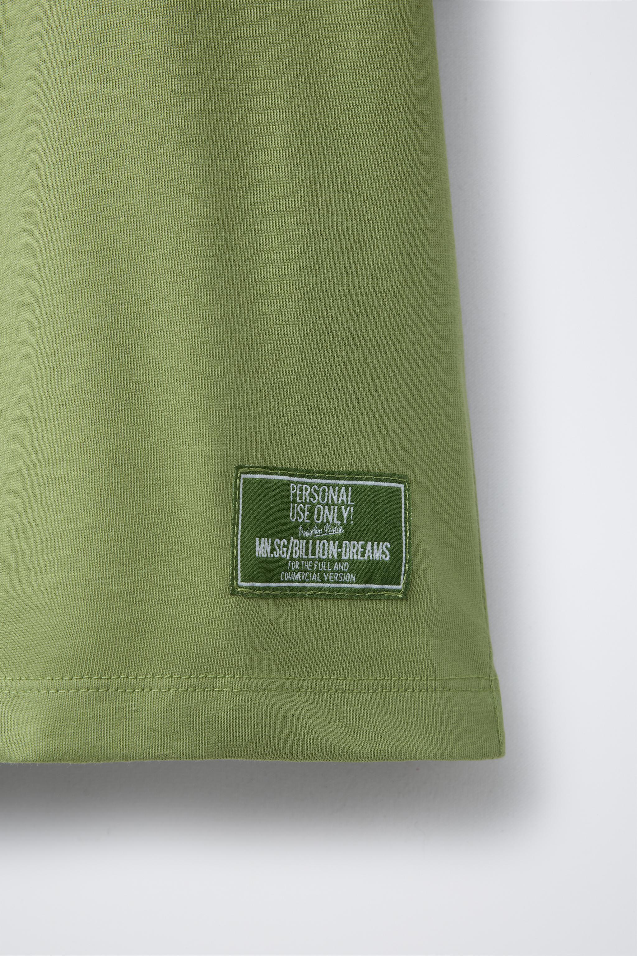 TEXT PRINT T-SHIRT AND BERMUDA SET